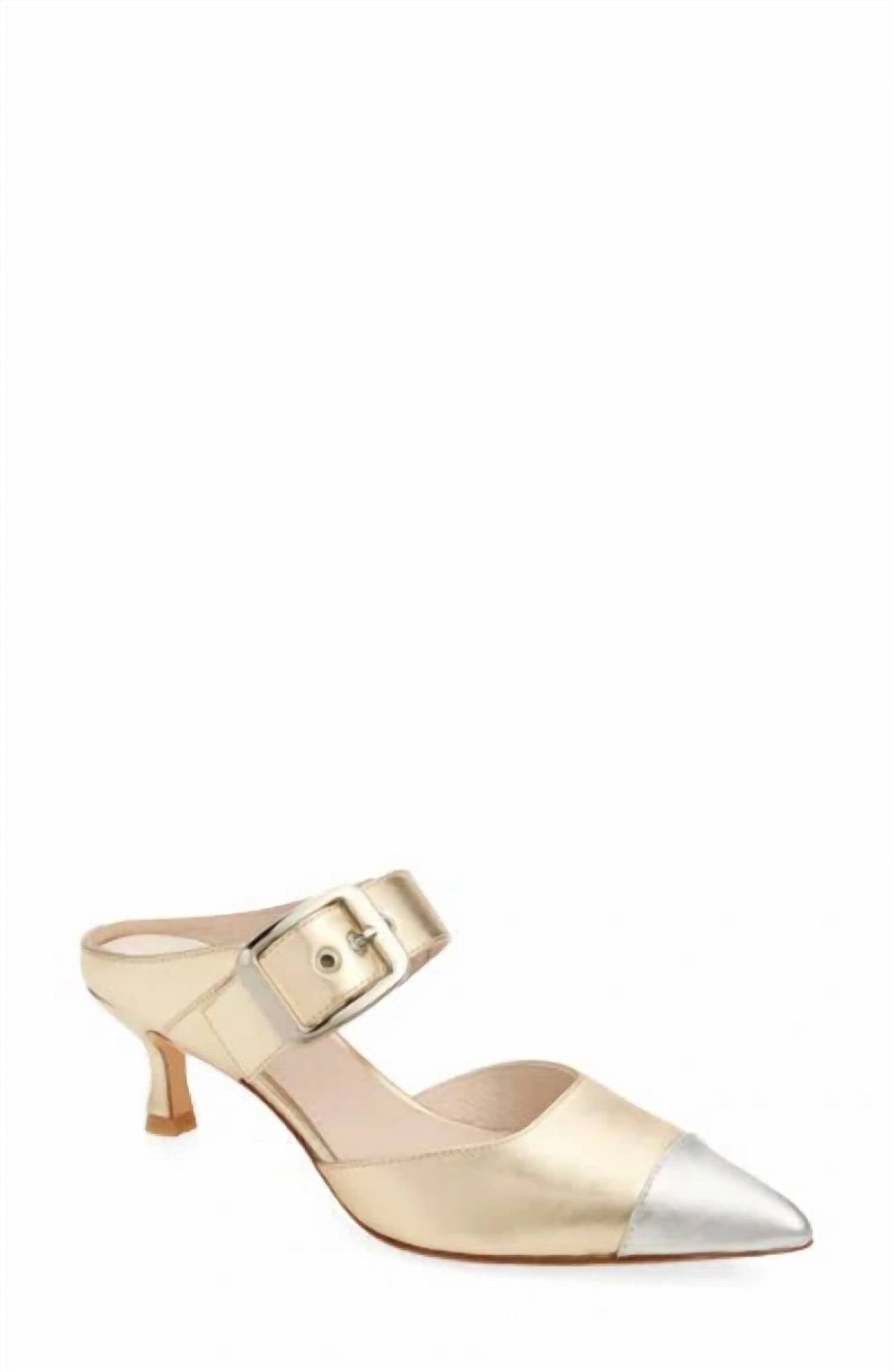 1a5a1f2d-4489-4f86-9416-c23cb2e971f1-upscale_15k-1500x1500-1 Koko + Palenki - Women's Paloma Pointed Cap Toe Kitten Heel Mule - Image 1