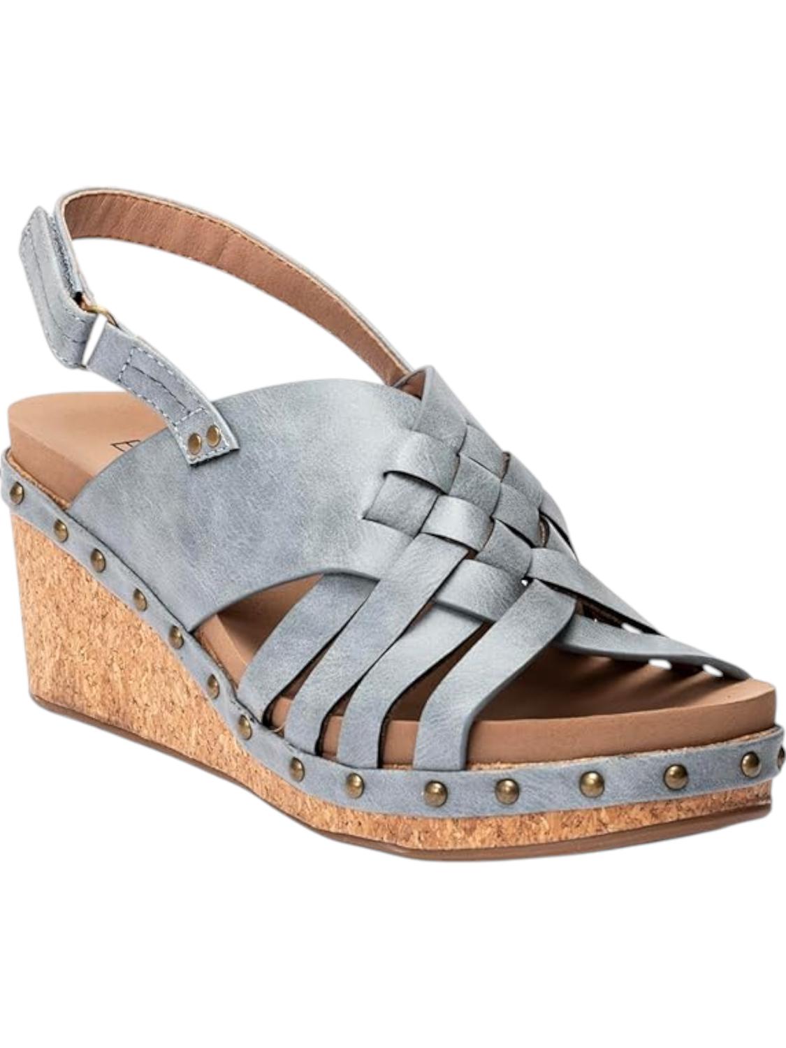1fa0dc40-27b6-41f7-9783-51d09b2bfd7e-upscale_15k-1500x1500-1 Corkys Footwear - Women's Dream Weaver Wedge Sandal - Image 1