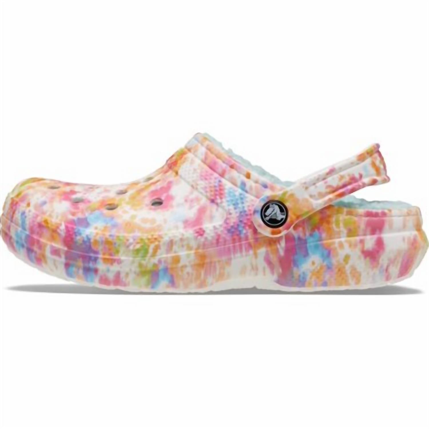 26949bcb-ab09-45b3-b768-f3a3d8ff6322-upscale_15k-1500x1500-70 Crocs - Women's Classic Lined Tie Dye Clog - Image 1