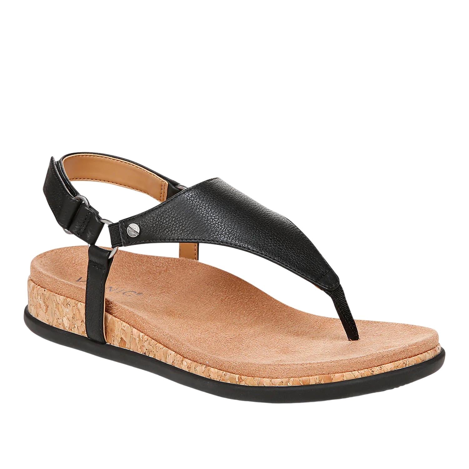 2d460ef5-b6d5-4578-a053-98c6ad9bef04-upscale_15k-1500x1500-1 Vionic - Women's Kirra Toe-Post Slingback Sandal - Image 1