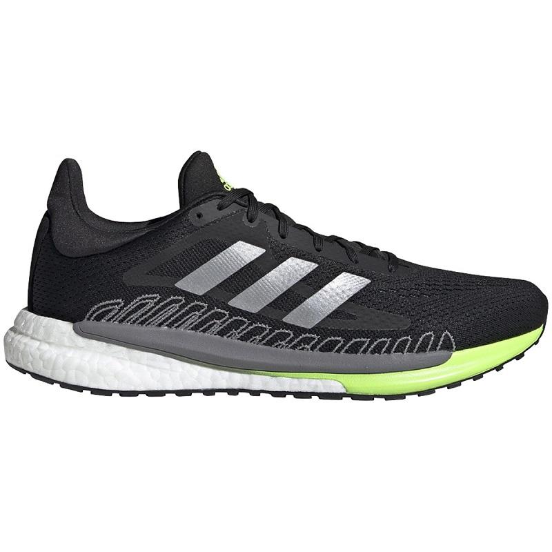 32000-BLACKSILVERGREEN-l Men's adidas Solar Glide 3 - Image 1
