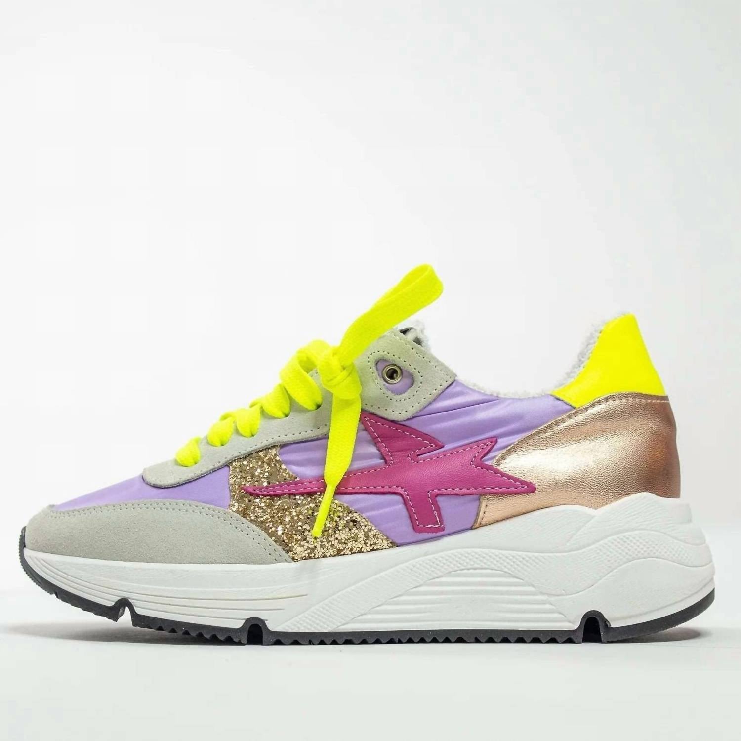327357a2-6b01-4493-8008-2fc118439116-upscale_15k-1500x1500-70 Cynthia Richard - Women's Lightning Strikes Leather Sneakers - Image 1