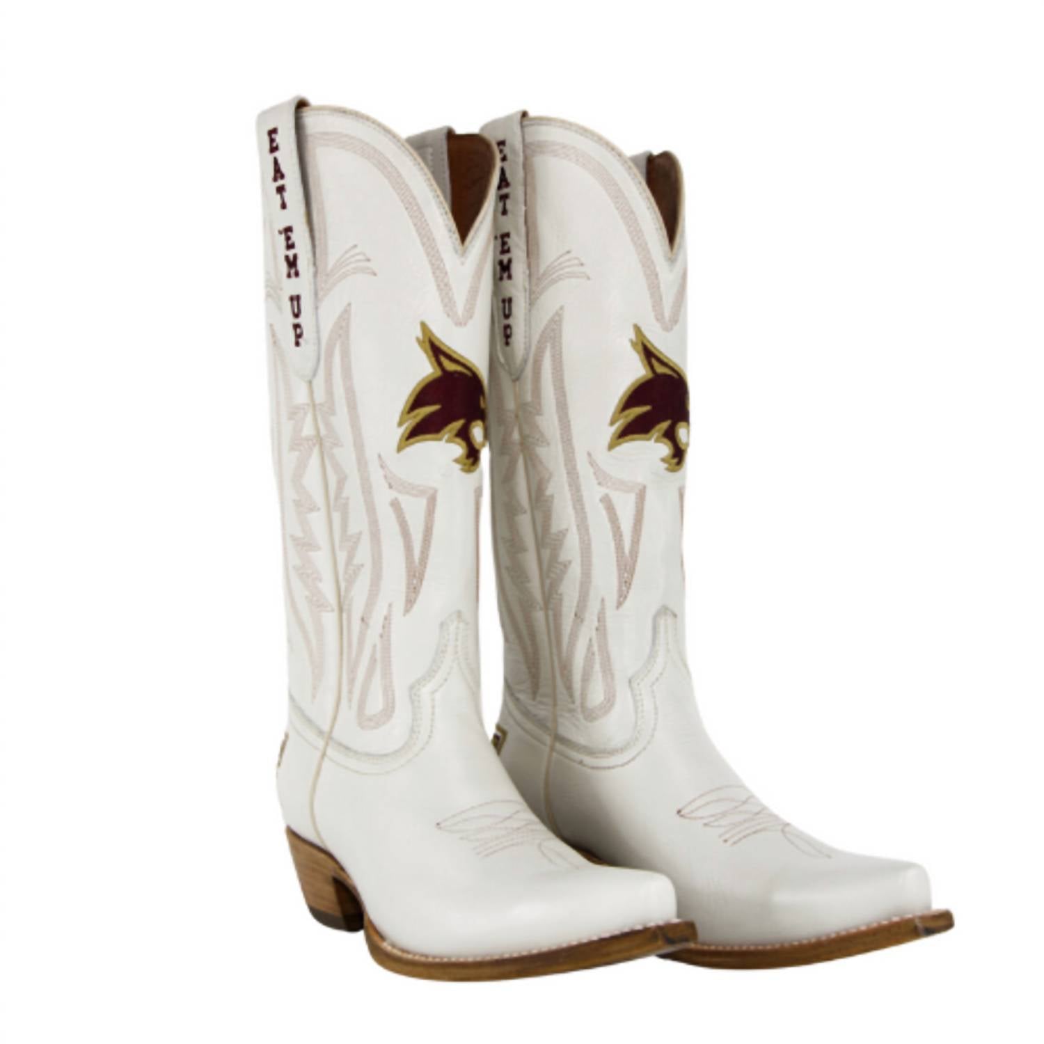336085dc-14cc-4ce3-ac25-a64a2114a07d-upscale_15k-1500x1500-70 Gameday Boots - Women's Western Texas State Bobcats Boots - Image 1