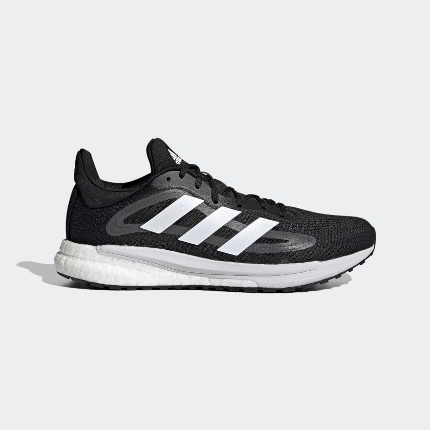 34478-CORE_BLACKWHTGREY-l Men's Adidas Solar Glide 4 - Image 1