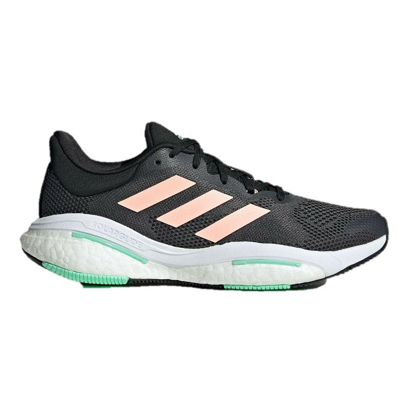 35498-GREYORANGEMINT-l Women's adidas Solar Glide 5 - Image 1