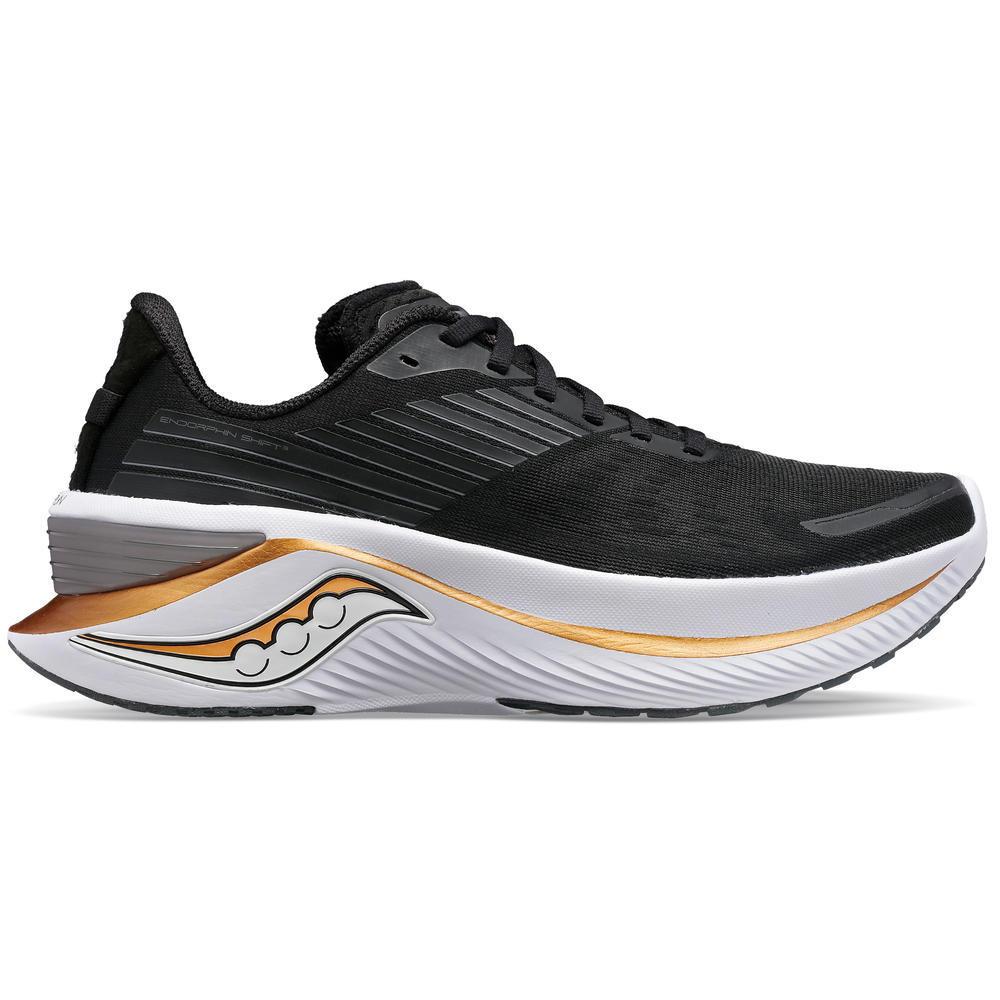 36187-BLACKGOLDSTRUCK-l Women's Saucony Endorphin Shift 3 - Image 1
