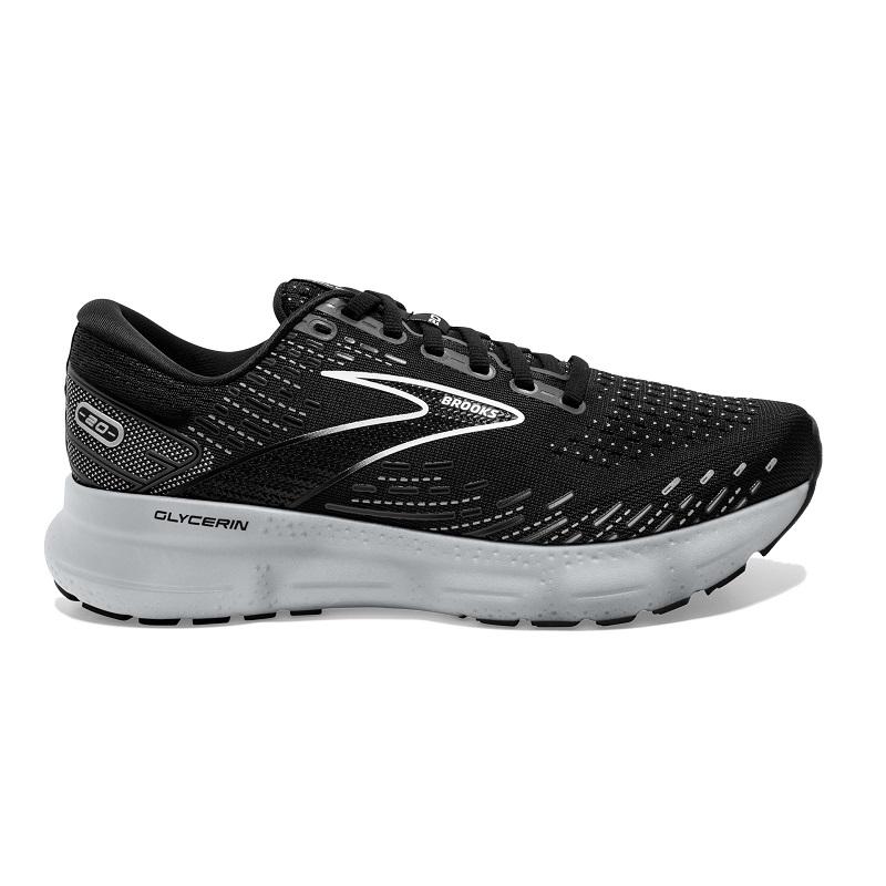 36282-BLACKWHITEALLOY-l Women's Brooks Glycerin 20 (Wide) - Image 1