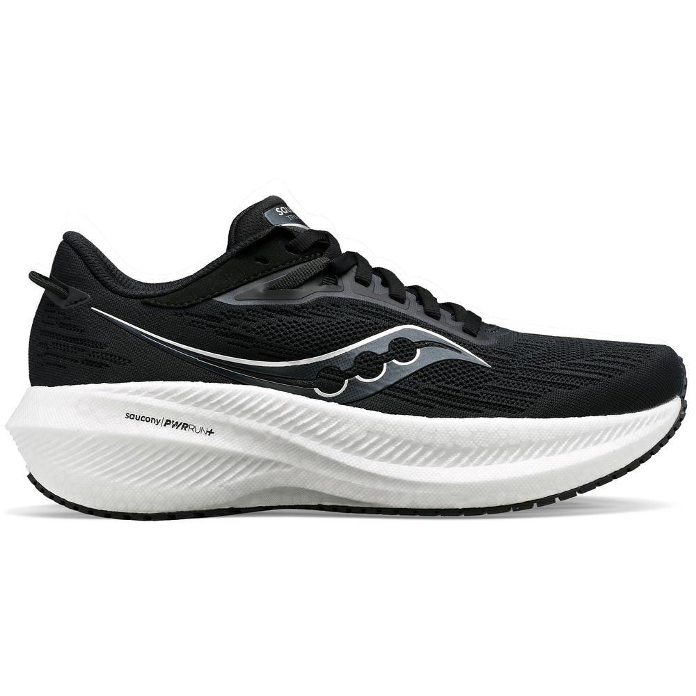 37696-BLACKWHITE-l Men's Saucony Triumph 21 - Image 1