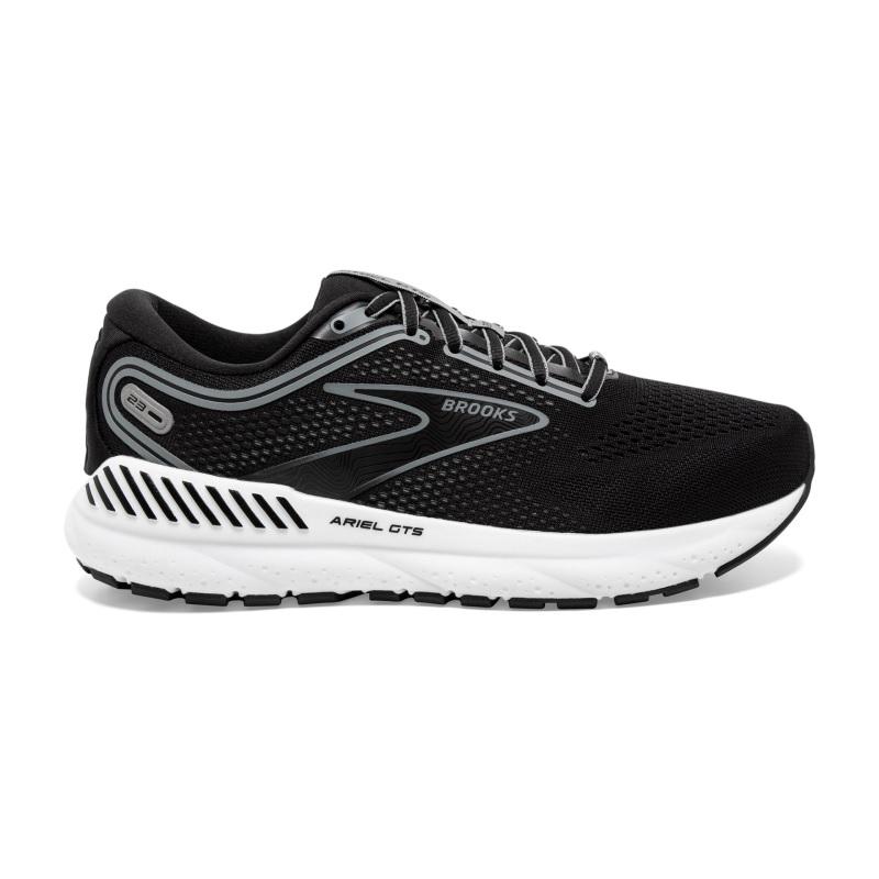 38126-BLACKGREYWHITE-l Women's Brooks Ariel GTS 23 - Image 1