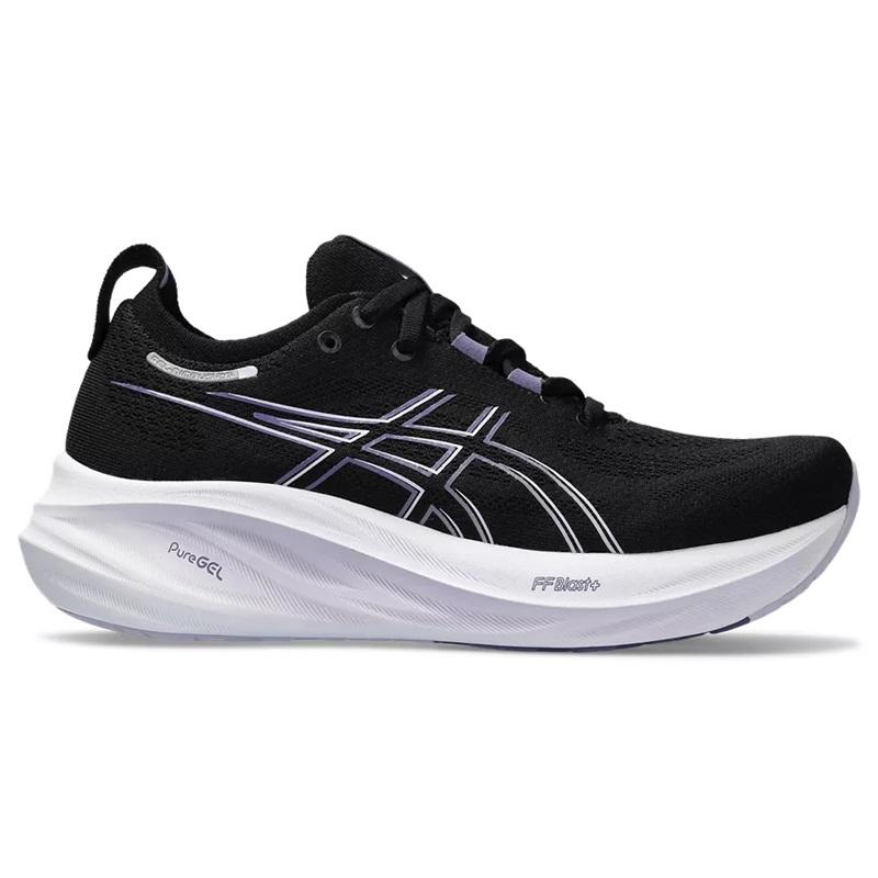 38490-BLACKDUSTY_PURPLE-l Women's ASICS Nimbus 26 - Image 1