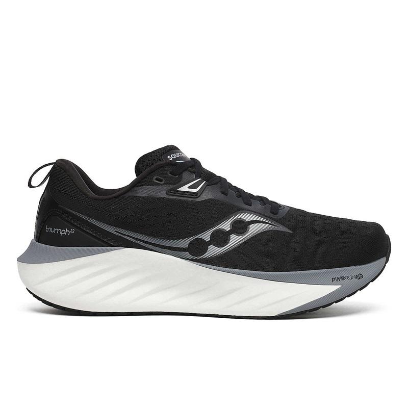 39103-BLACKWHITE-l Men's Saucony Triumph 22 - Image 1