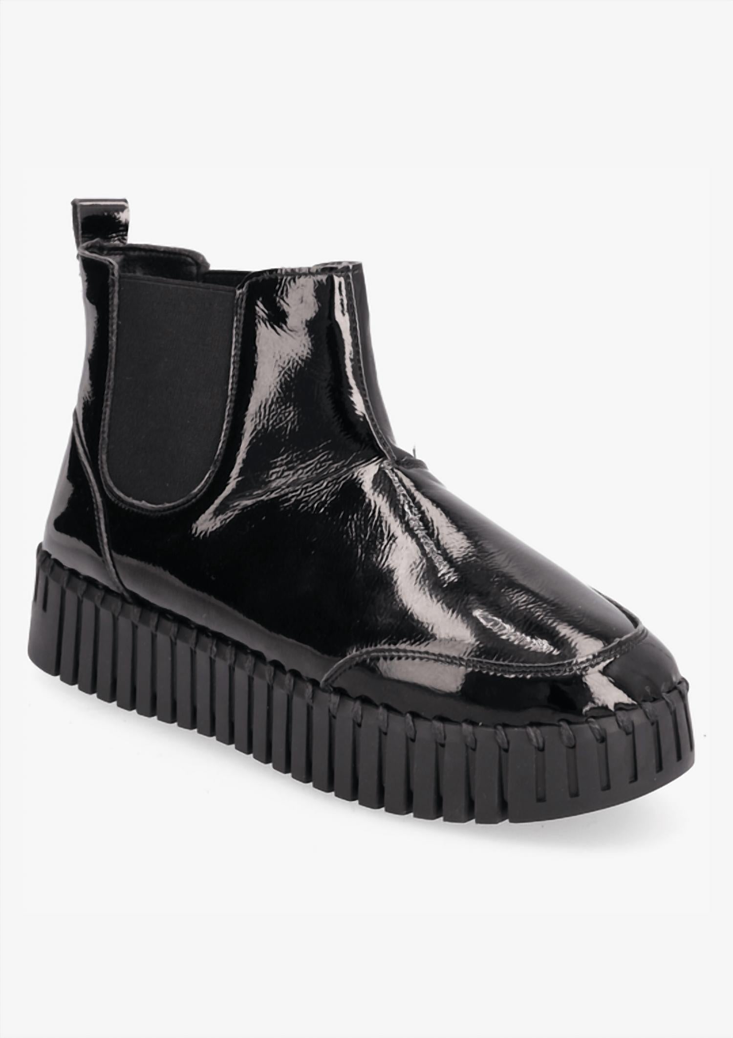 39d6fa46-ddea-4439-9f21-1cf33080bc40-upscale_15k-1500x1500-1 Ilse Jacobsen - Women's Patent Slip On Bootie - Image 1