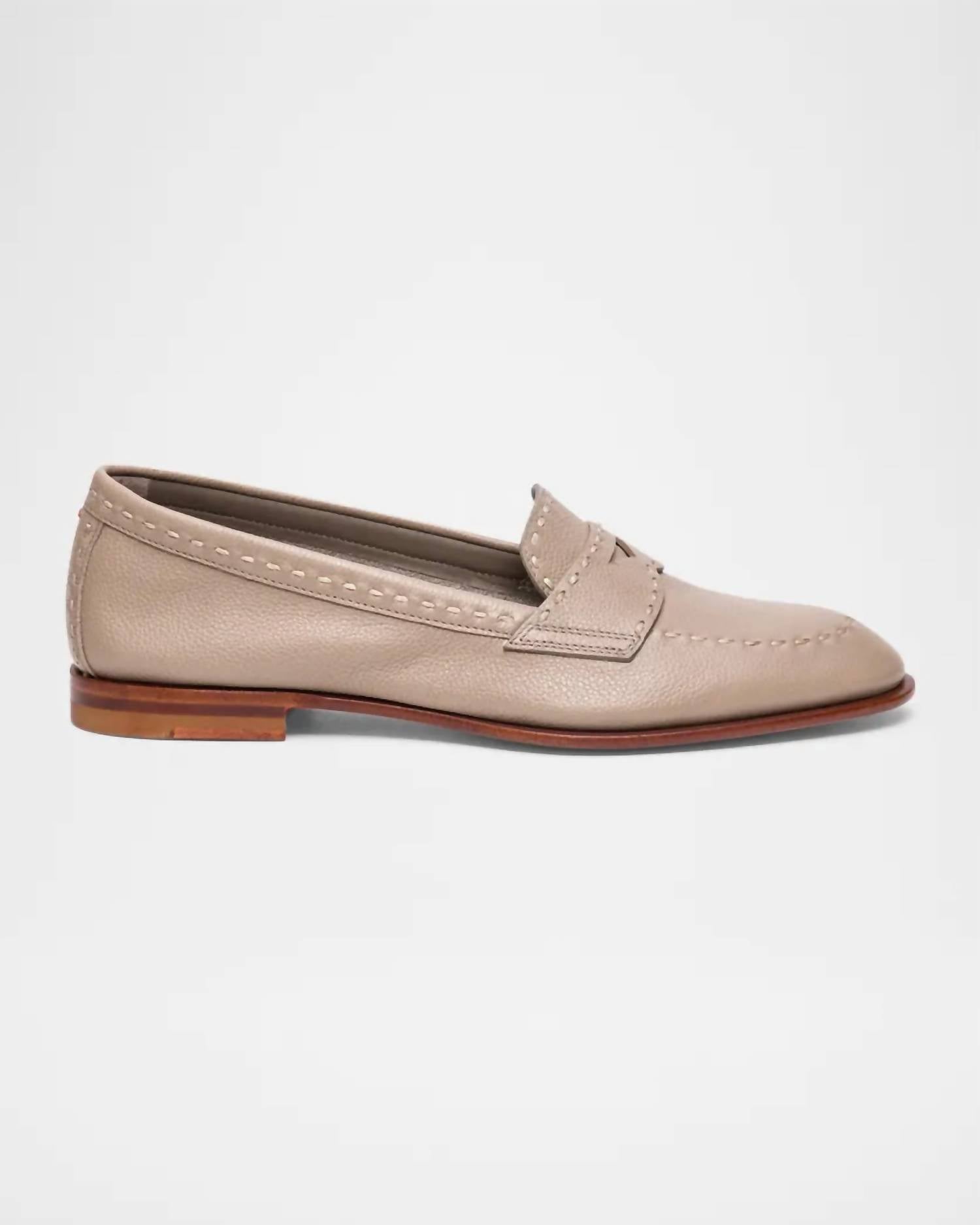 46c7d8e4-d1fe-4d12-b947-98632f52884d-upscale_15k-1500x1500-70 Santoni - Women's Marlene Penny Loafer - Image 1