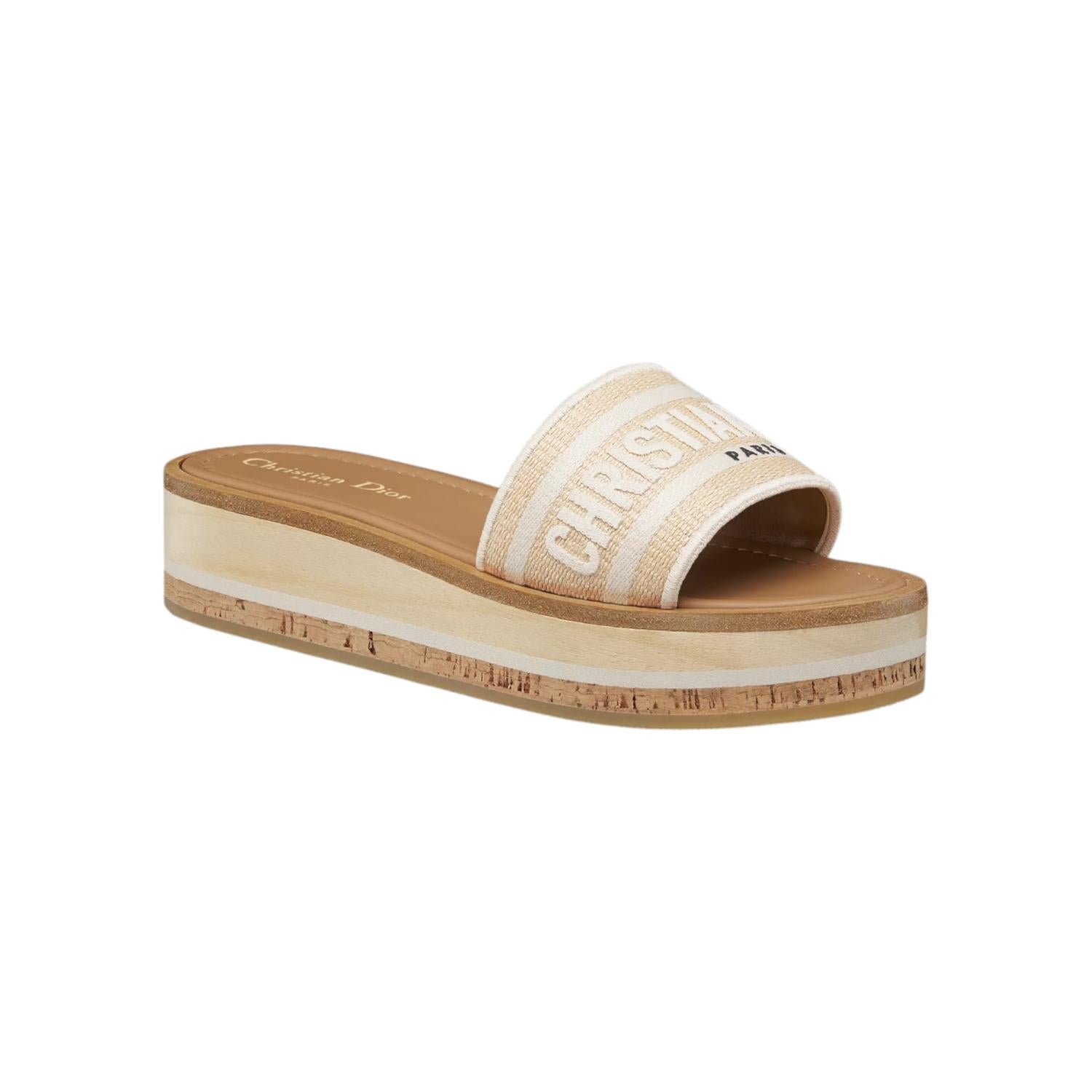 4a6997bd-8422-47df-be6f-d3d5be310993-upscale_15k-1500x1500-1 Dior - Women's Dway Platform Slide - Image 1