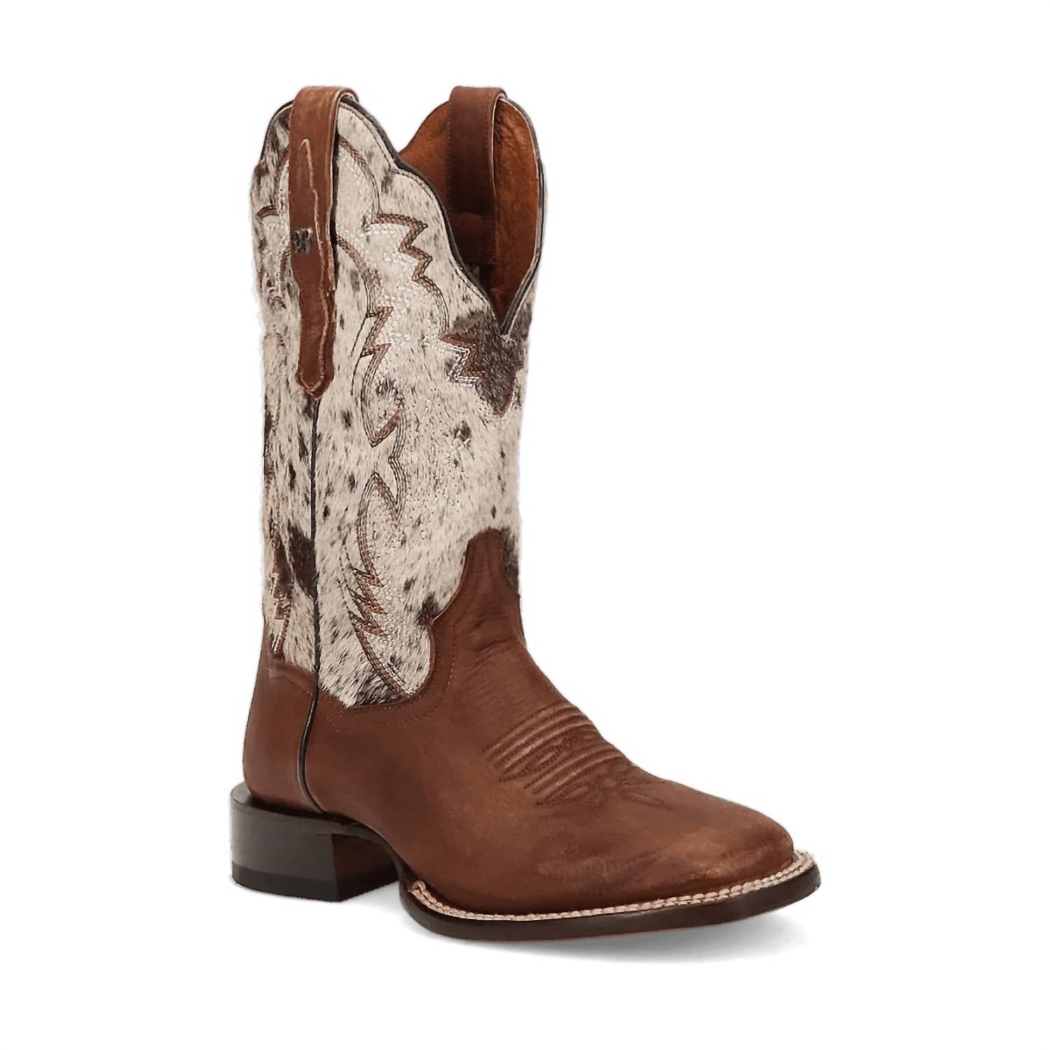 4b80c9d5-e688-46ce-b1b6-02eeed625eb5-upscale_15k-1500x1500-70 Dan Post. - Women's Clarabelle Hair-on Cowgirl Certified Boot - Image 1