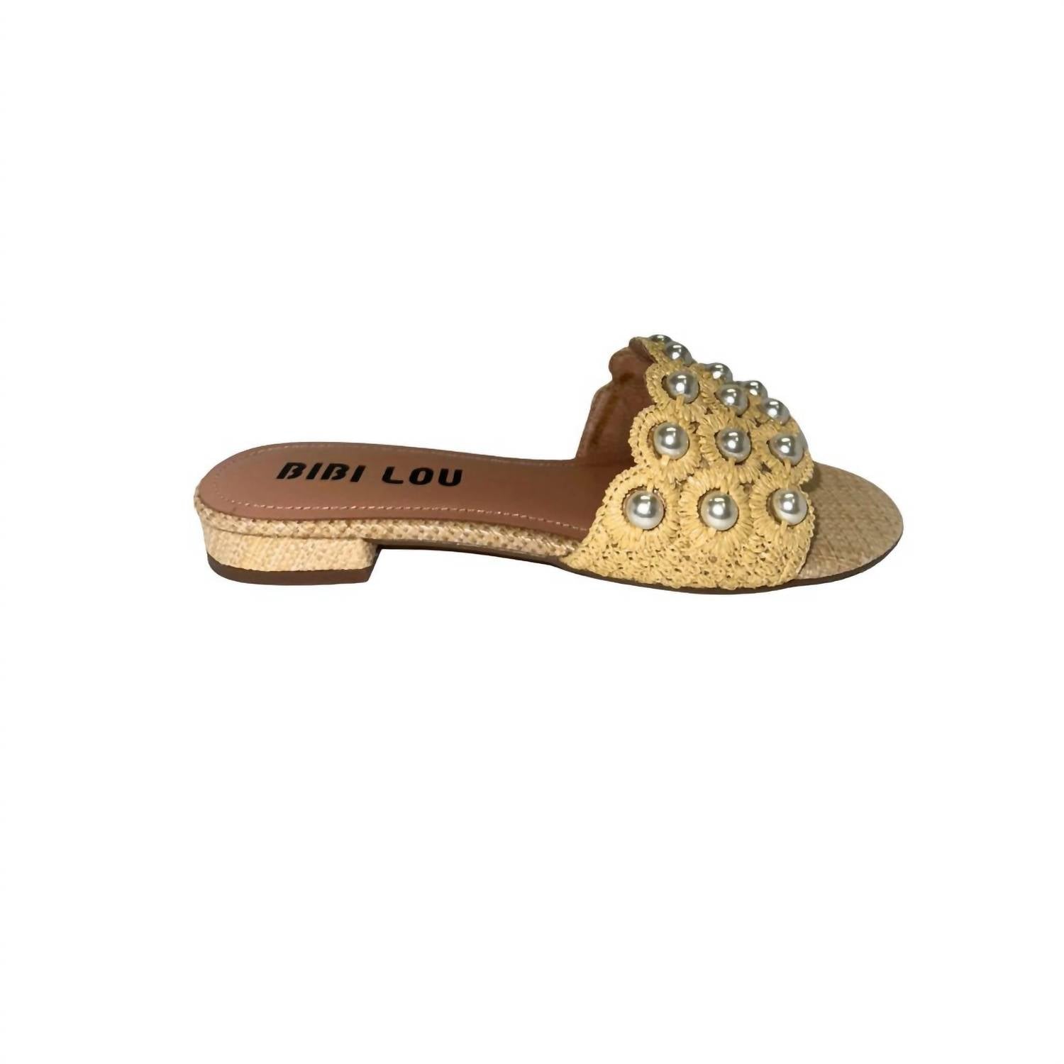 53c87207-bee2-4e5d-bd4f-eb0d10ccea4d-upscale_15k-1500x1500-70 Bibi Lou - Women's Katie Flat Raffia Sandal - Image 1