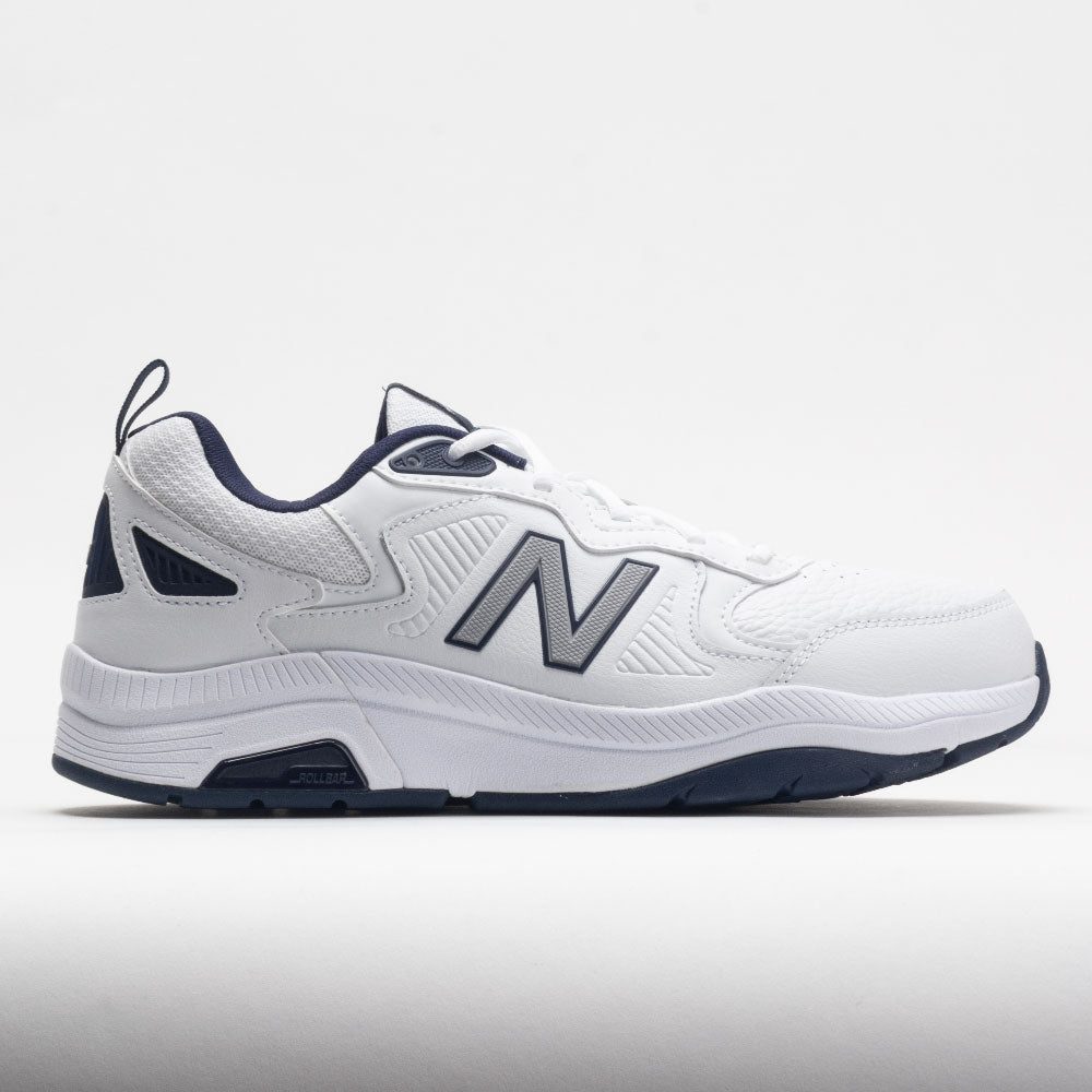 561823_3 New Balance 857v3 Mens White/Navy - Image 1