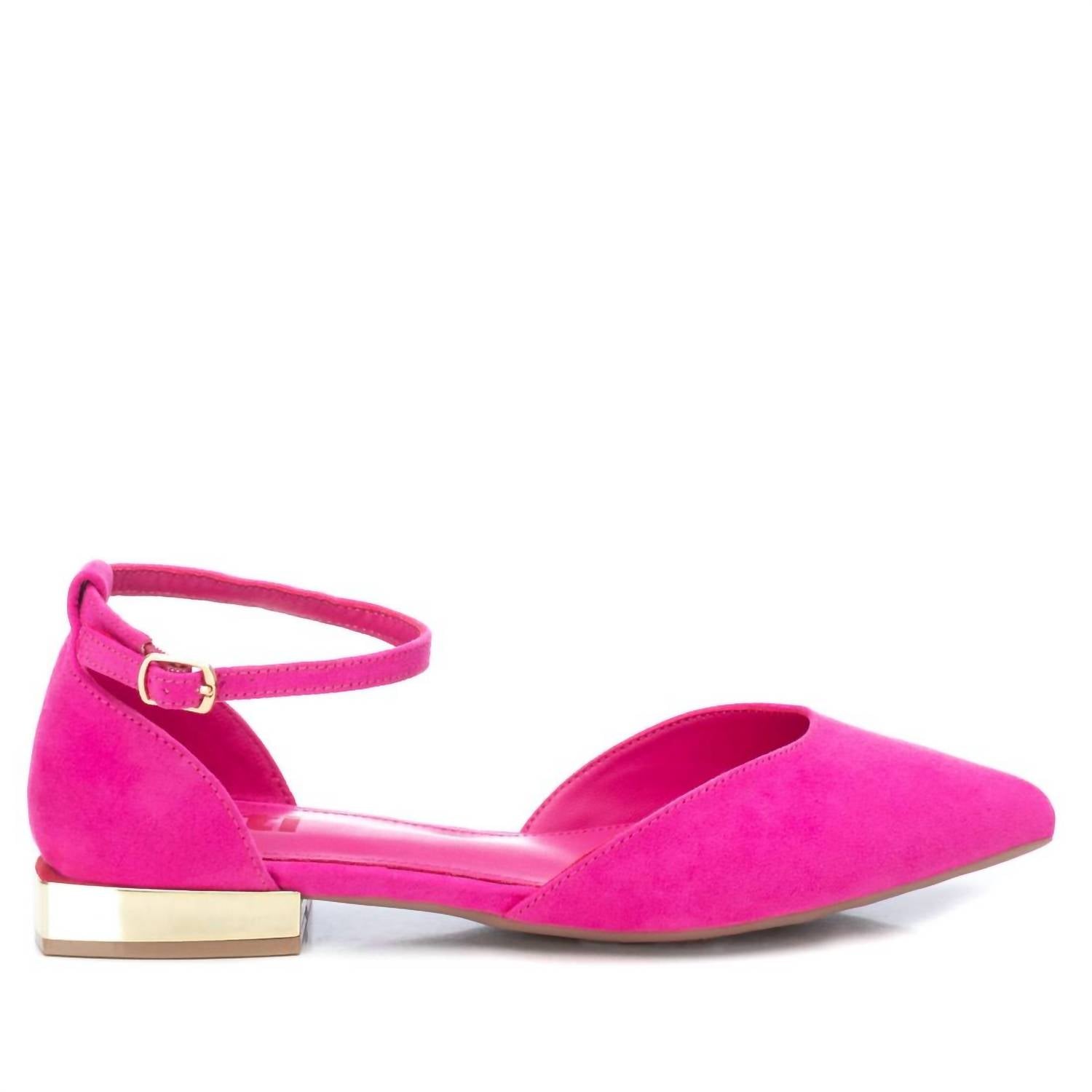 5720556d-b9f5-4bf7-9002-87043c5ba046-upscale_15k-1500x1500-70 Xti - Women's Suede Pointy Toe Ballet Flats - Image 1