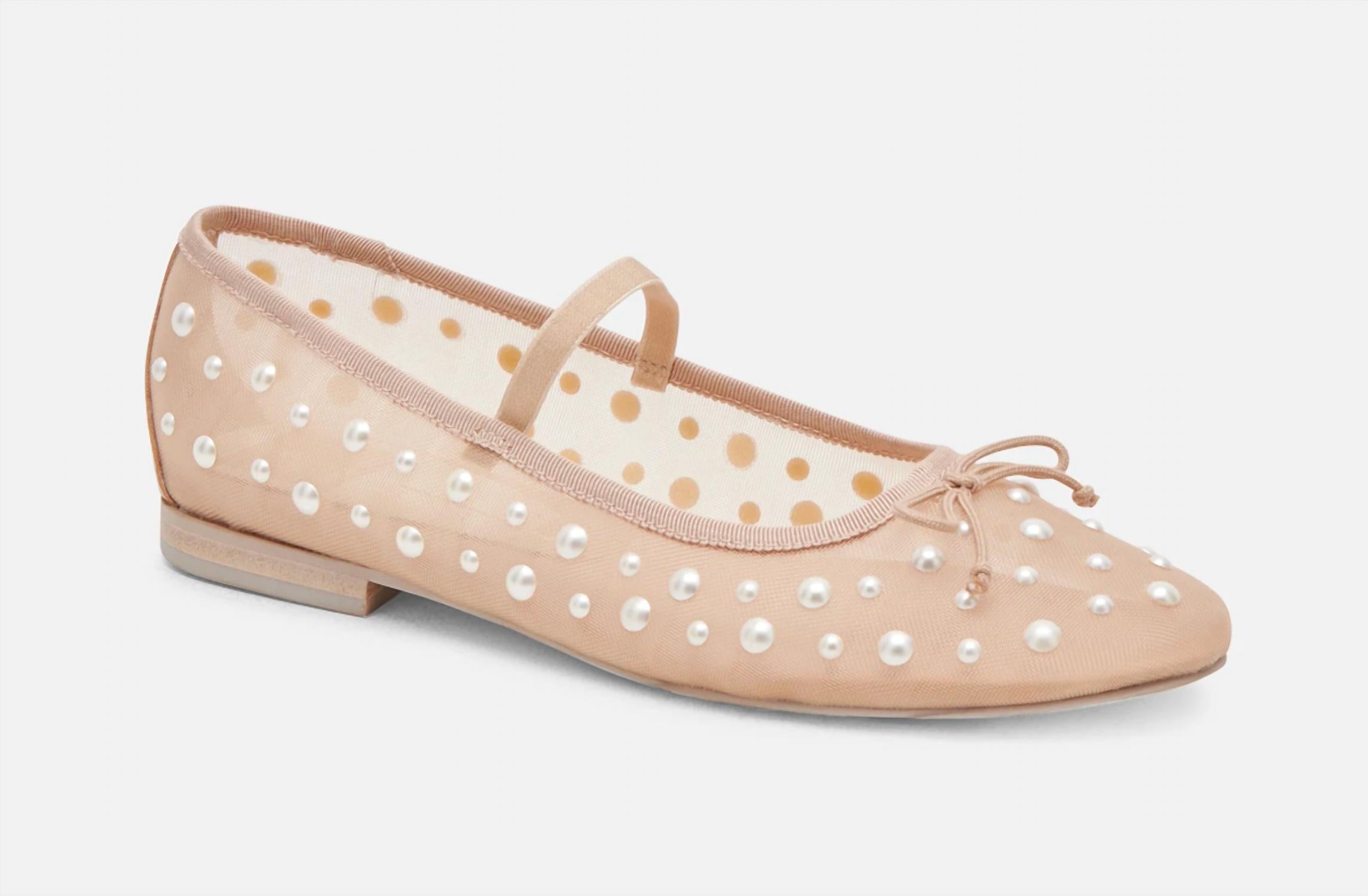 57625c47-c7b4-4c30-8841-c437b1d4e26a-upscale_15k-1500x1500-1 Dolce Vita - Women's Blush Pearl Ballet Flats - Image 1