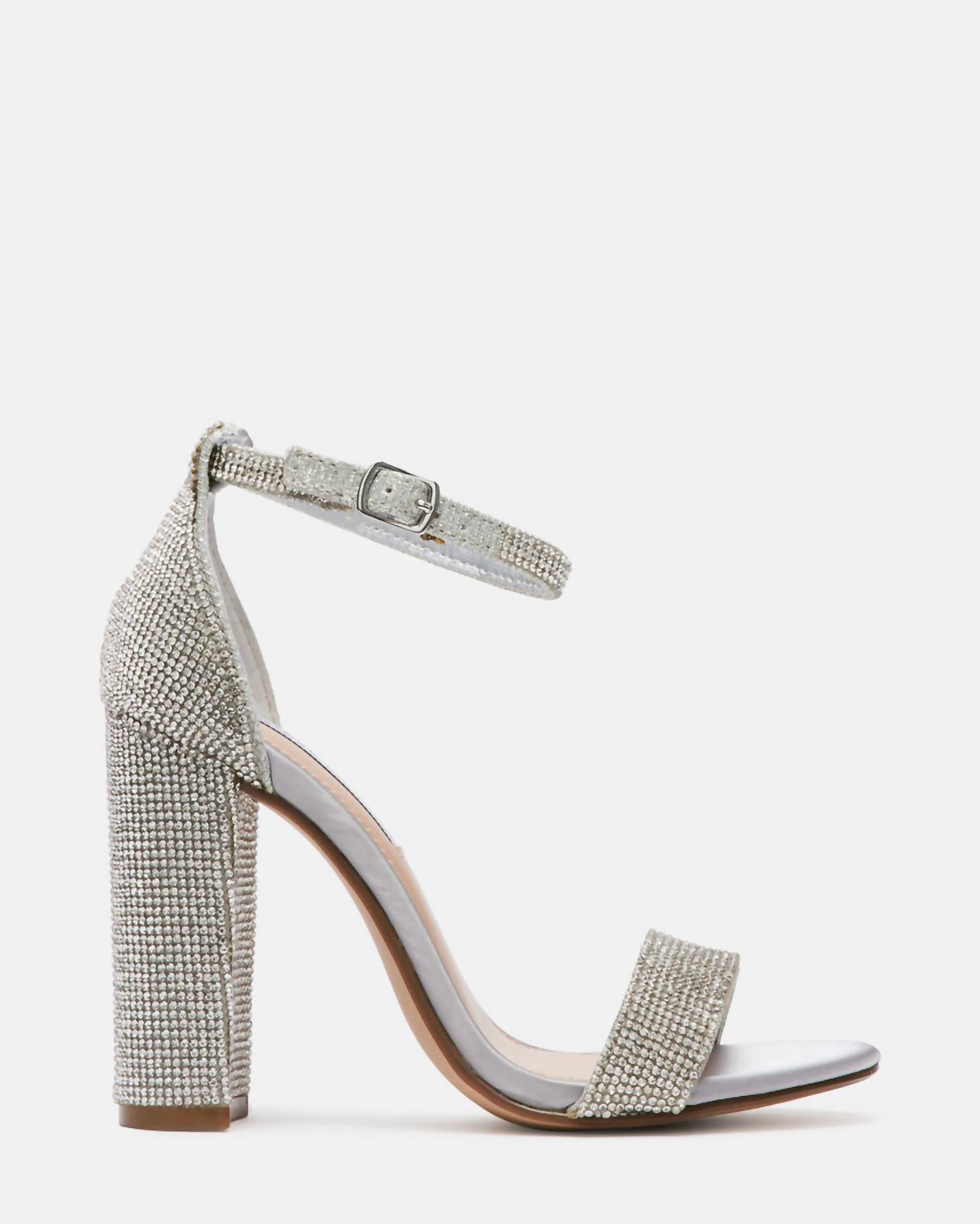 576d6a6b-c73a-443f-8189-0e216f1cc16b-upscale_15k-1500x1500-70 Steve Madden - Women's Carrson Rhinestone Heeled Sandal - Image 1
