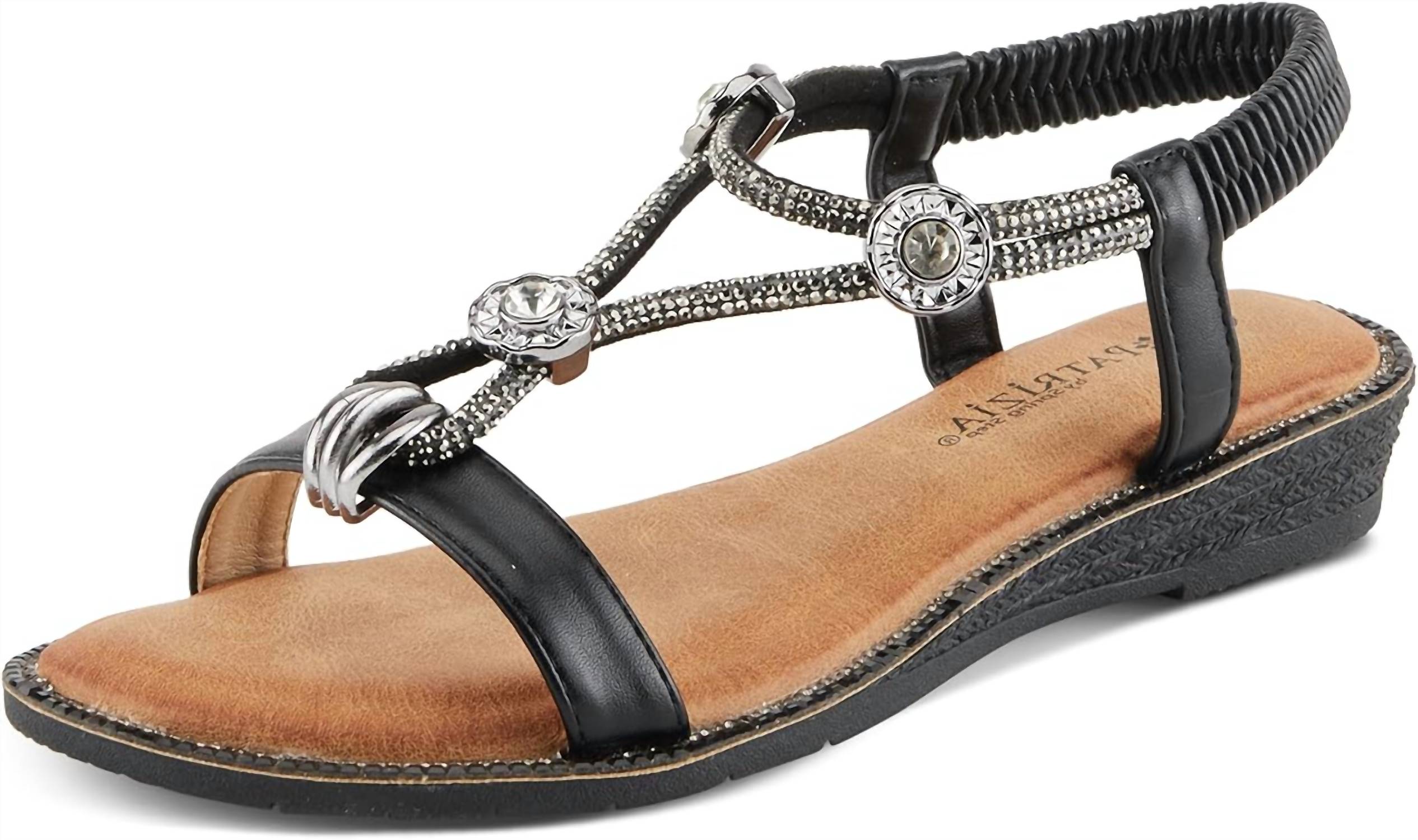 58235e1f-ef24-402b-874d-bb5fd73691c4-upscale_15k-1500x1500-70 Patrizia - Women's Charmer T-strap Flat Sandal - Image 1
