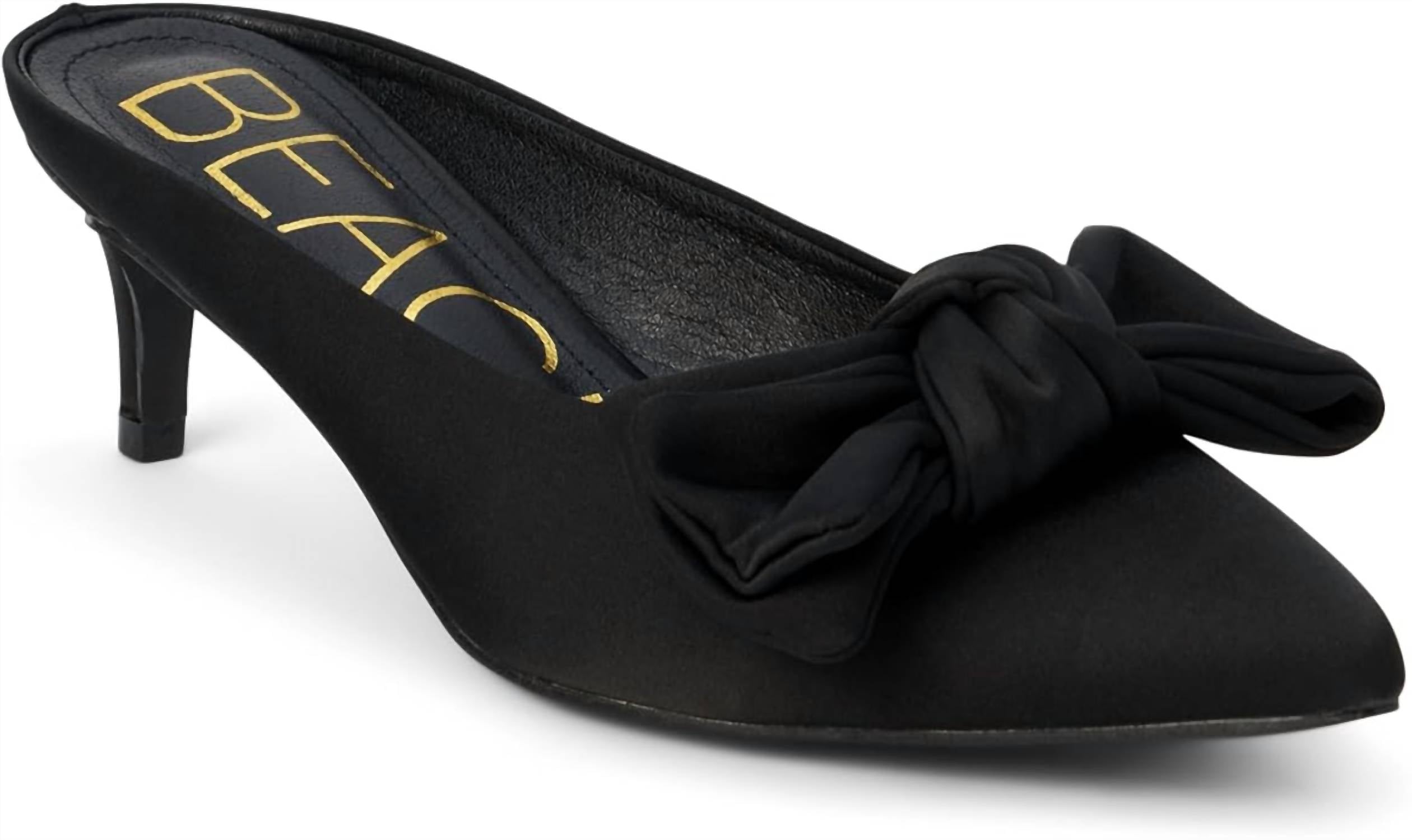 590db692-7630-49ff-9b8e-b3eceb22dd1d-upscale_15k-1500x1500-70 Beach By Matisse - Women's Bow Heeled Mules - Image 1