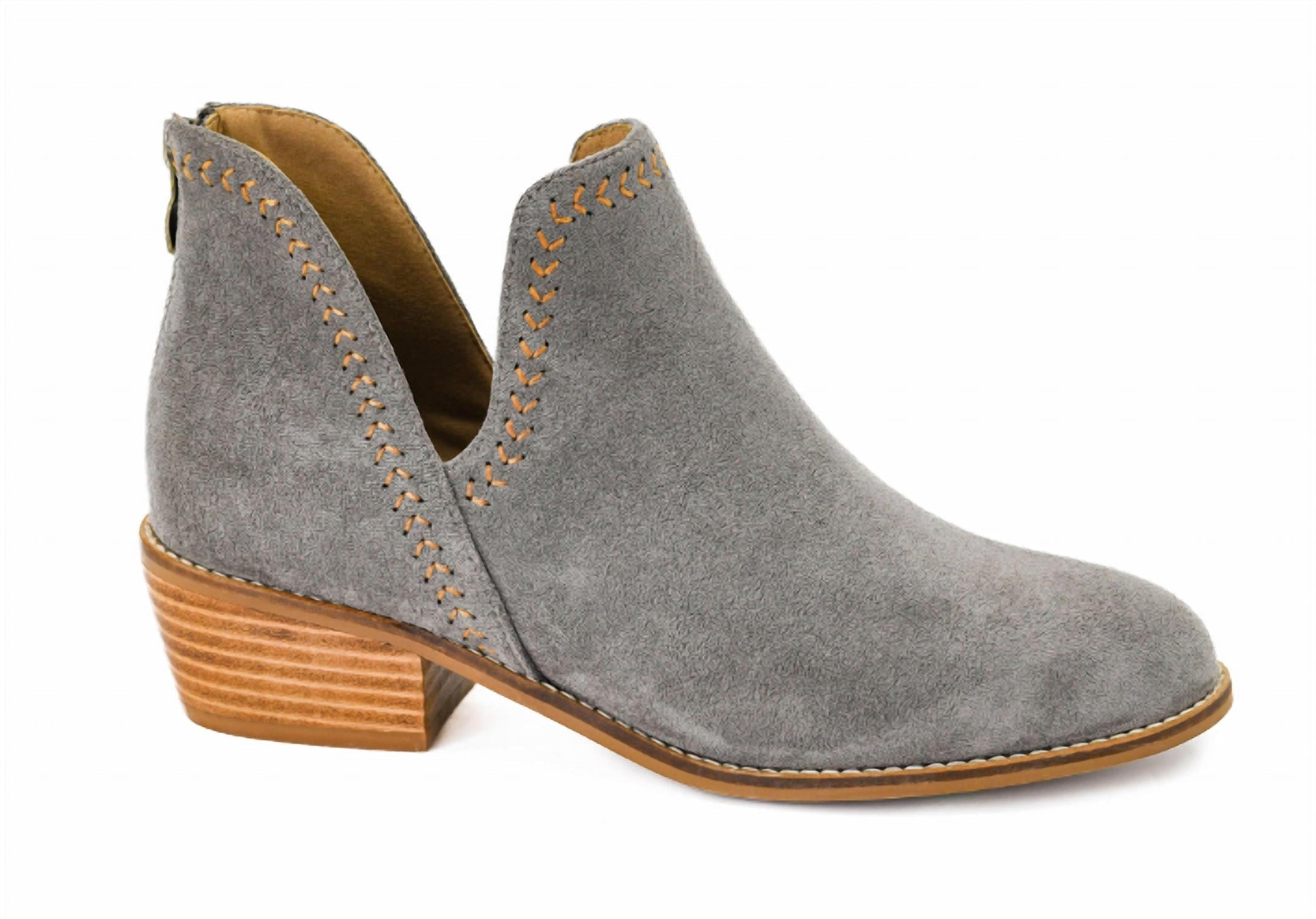 5980c4a9-6df6-4129-b80b-d9098468e2c5-upscale_15k-1500x1500-1 Corkys Footwear - Women's Bluffin Faux Suede Bootie - Image 1