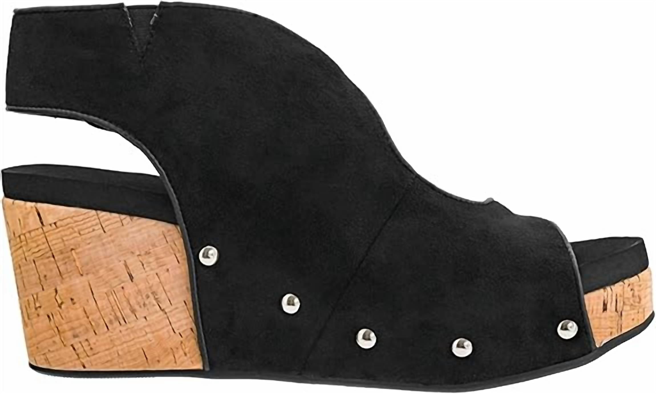 5a5c584d-ddd3-4a6f-93a3-04311445b4c1-upscale_15k-1500x1500-70 Corkys Footwear - Women's Frisky Faux Suede Sandals - Image 1