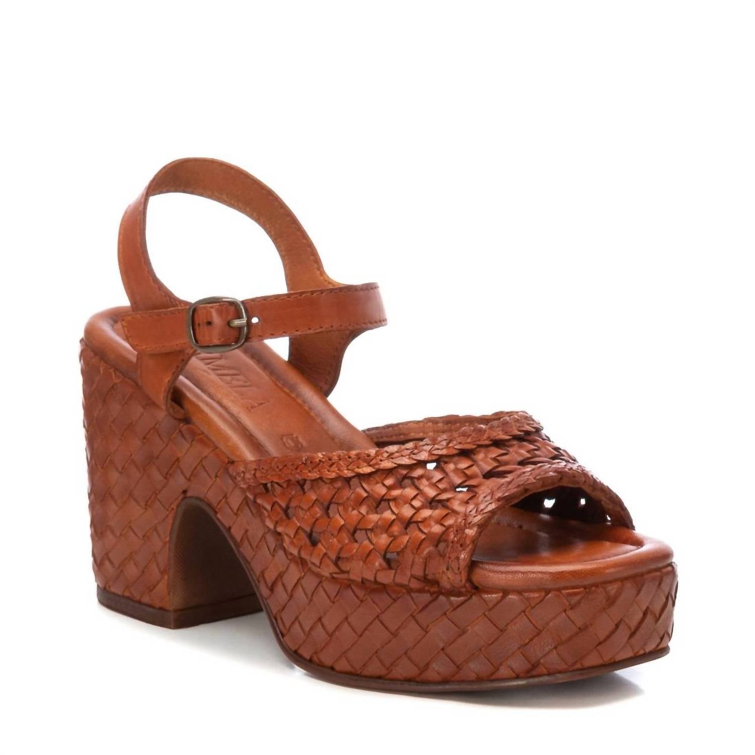 5e198ee8-4504-48d7-8be1-7d8b708ad733-upscale_15k-1500x1500-70 Xti - Women's Carmela Leather Heel Sandals - Image 1