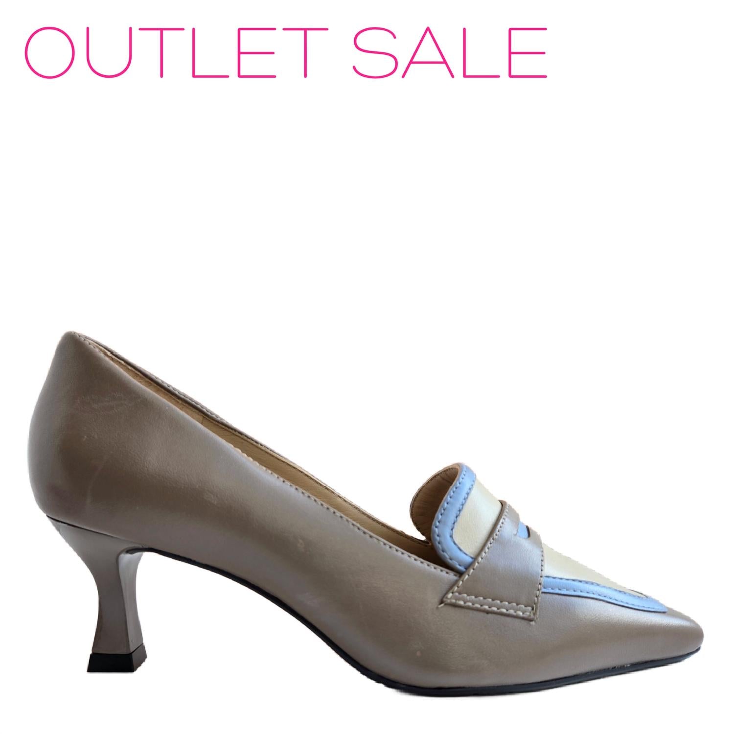 5f89cb46-dd0a-453c-af35-95aca61e59bf-upscale_15k-1500x1500-1 Capelli Rossi - Women's Brite Fendi Heel Loafers - Image 1
