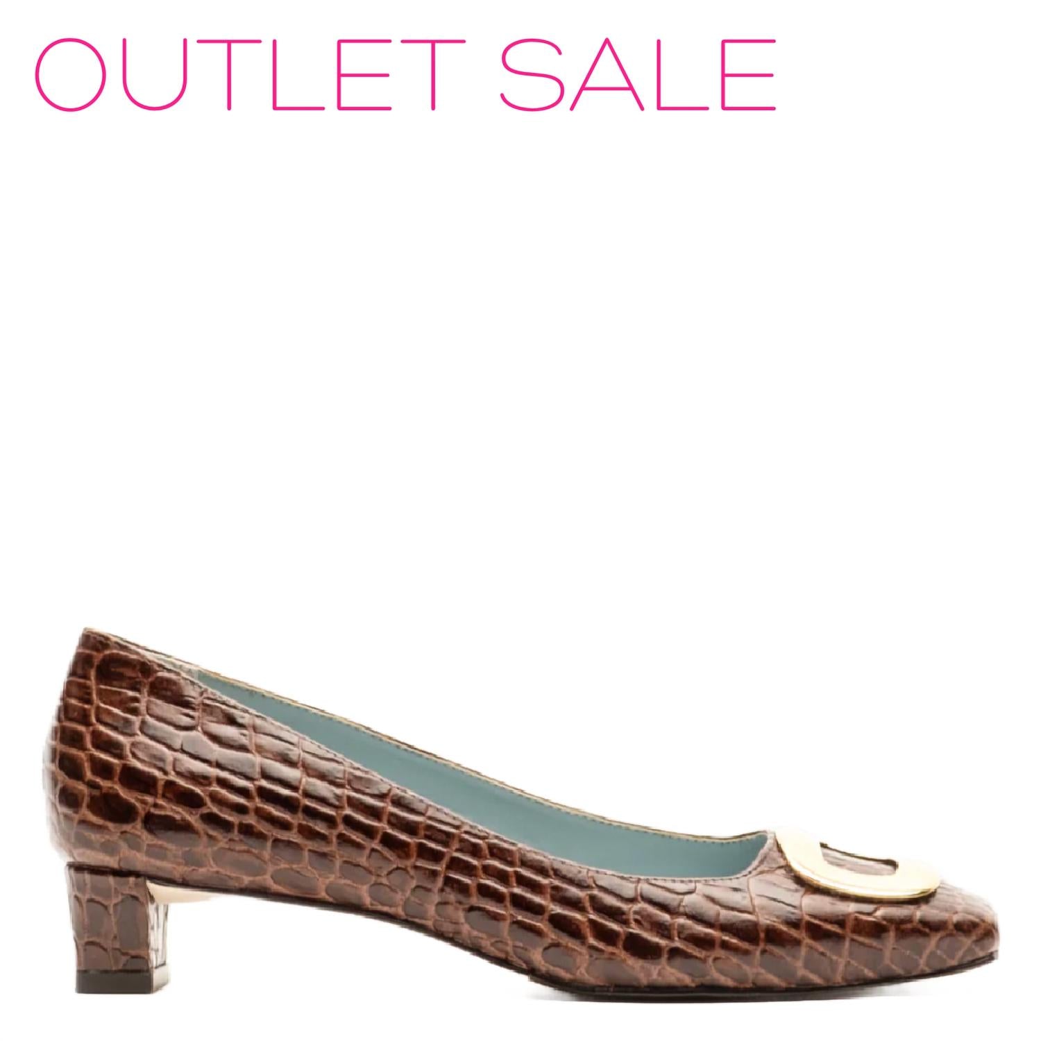 61869abf-7568-4695-80c4-450766158804-upscale_15k-1500x1500-1 Frances Valentine - Women's Mary Croc Mini Block Heel - Image 1