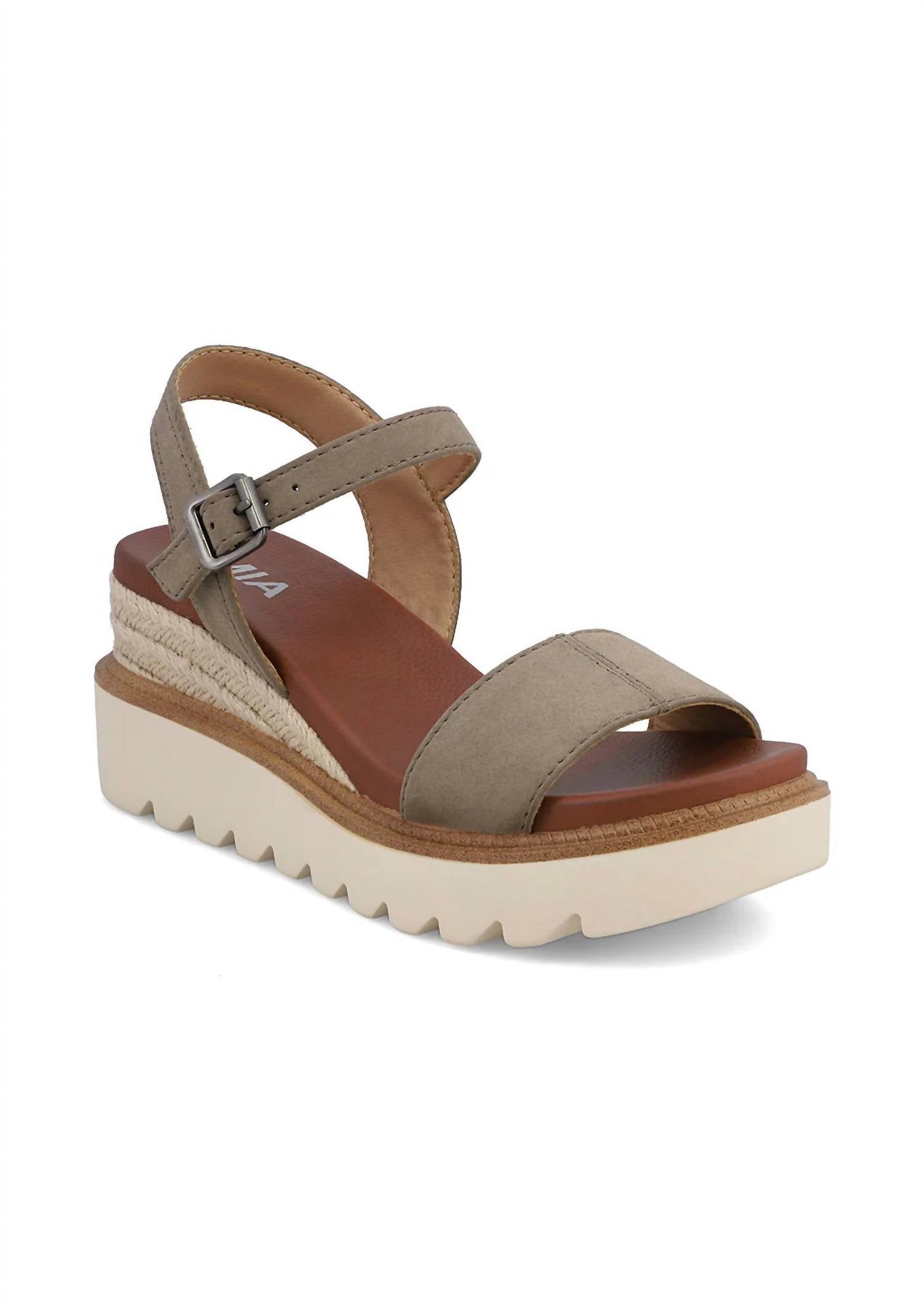 62d7228f-0fc9-44ef-811e-54cee0293461-upscale_15k-1500x1500-70 Mia Shoes - Women's Ophidia Wedge Sandals - Image 1