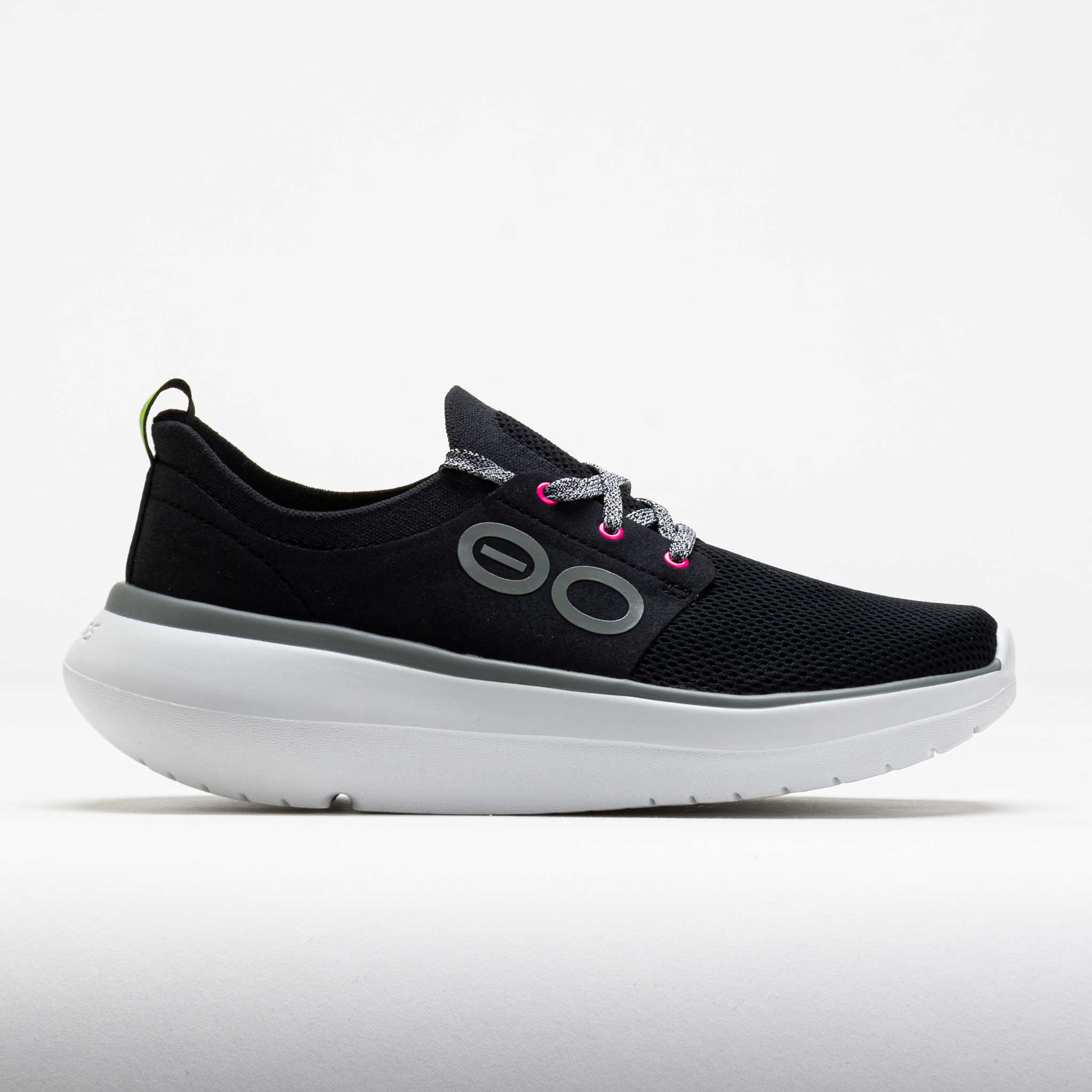 631629_3 OOFOS OOmy Stride Womens White/Black - Image 1