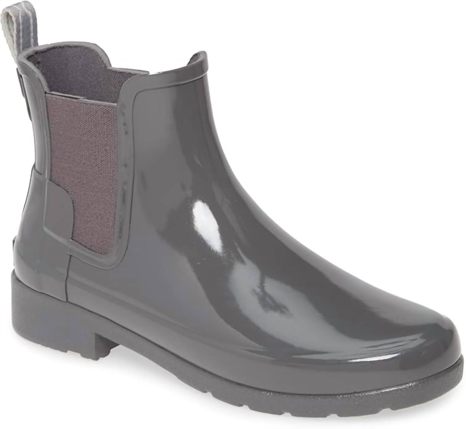 632fb6ef-2a71-4a62-b6ef-d6af1c4e74e2-upscale_15k-1500x1500-70 Hunter - Women's Original Refined Chelsea Gloss Boot - Image 1