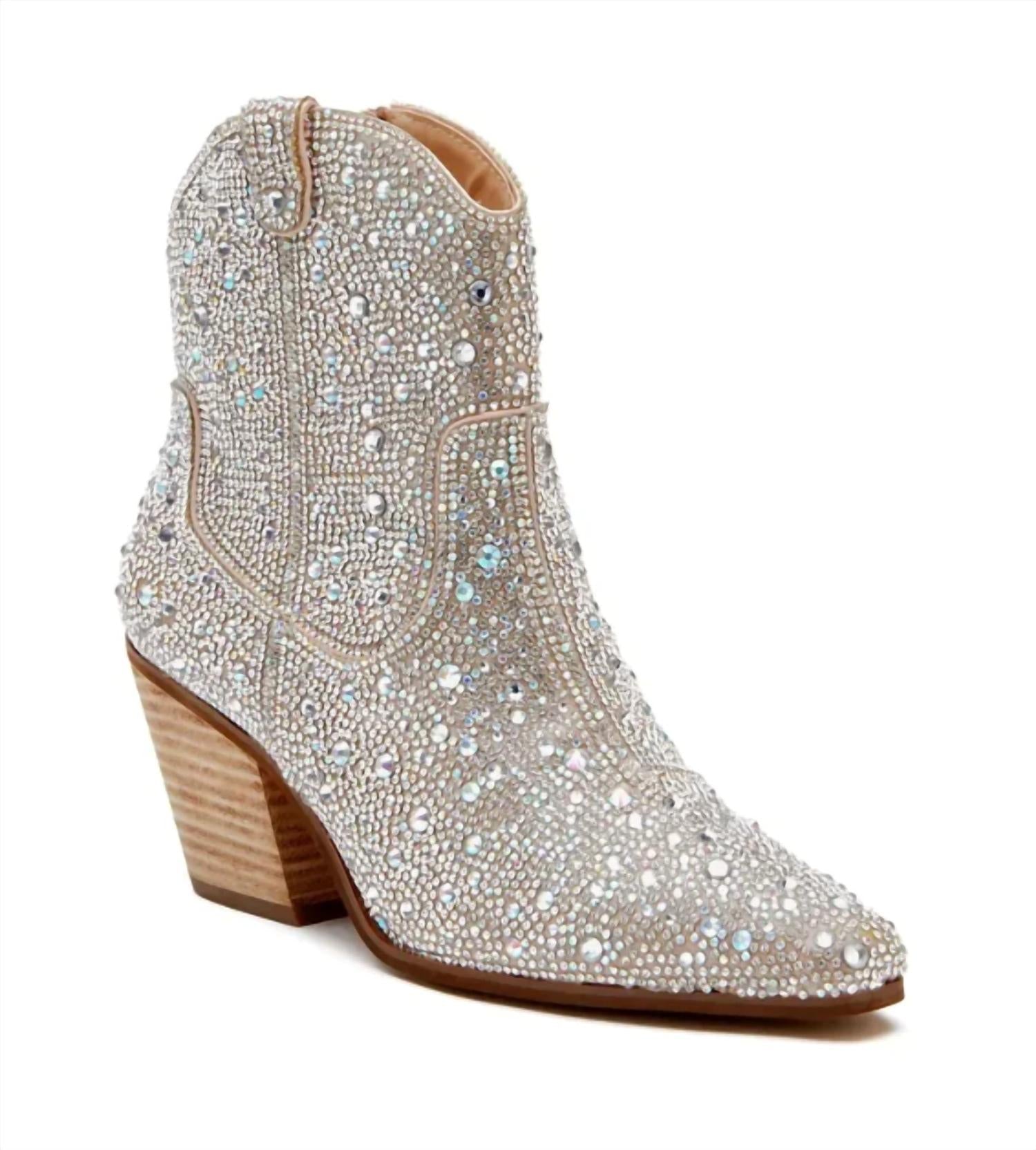 69c15901-fba3-47b3-a9f6-d9843a7abd9c-upscale_15k-1500x1500-1 Matisse - Women's Harlow Rhinestone Western Ankle Boot - Image 1