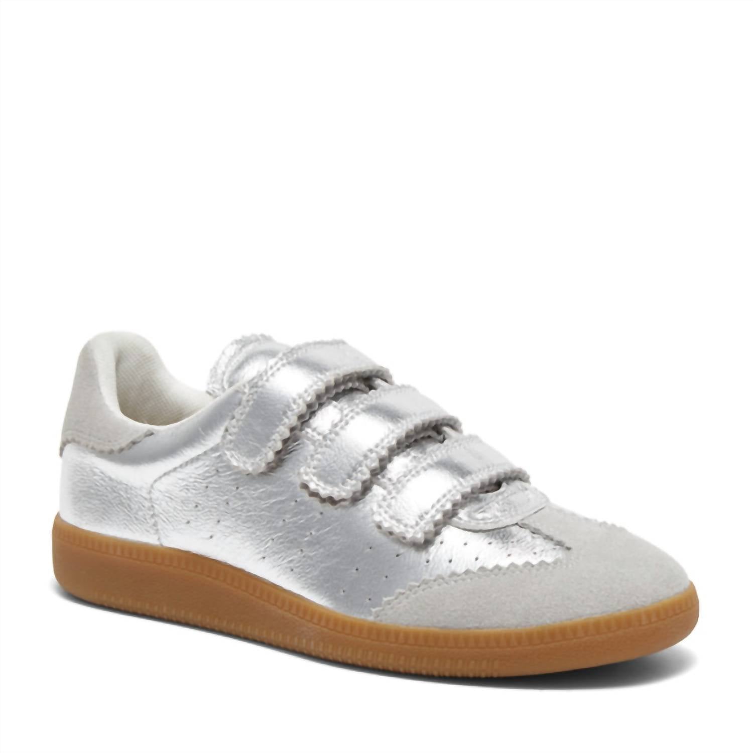 6d4ae170-5453-444e-9a1e-c029b6f28a3e-upscale_15k-1500x1500-70 Silent D - SEENA Sneaker Silver - Image 1
