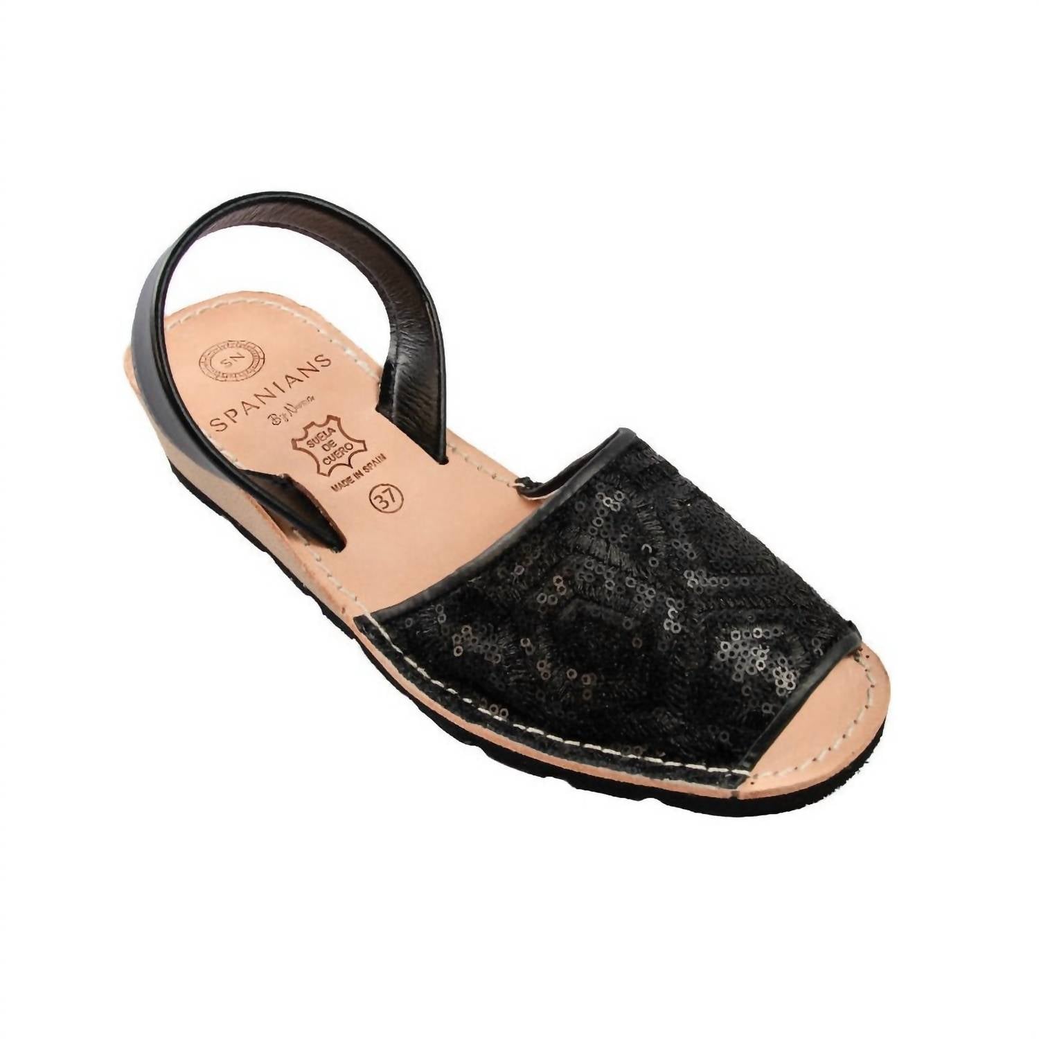 6e1e4888-d33c-4dd1-a60f-c4ee3bce85c8-upscale_15k-1500x1500-70 Numa By Spanians - Women's Fabric Wedge Sandals Narrow - Image 1