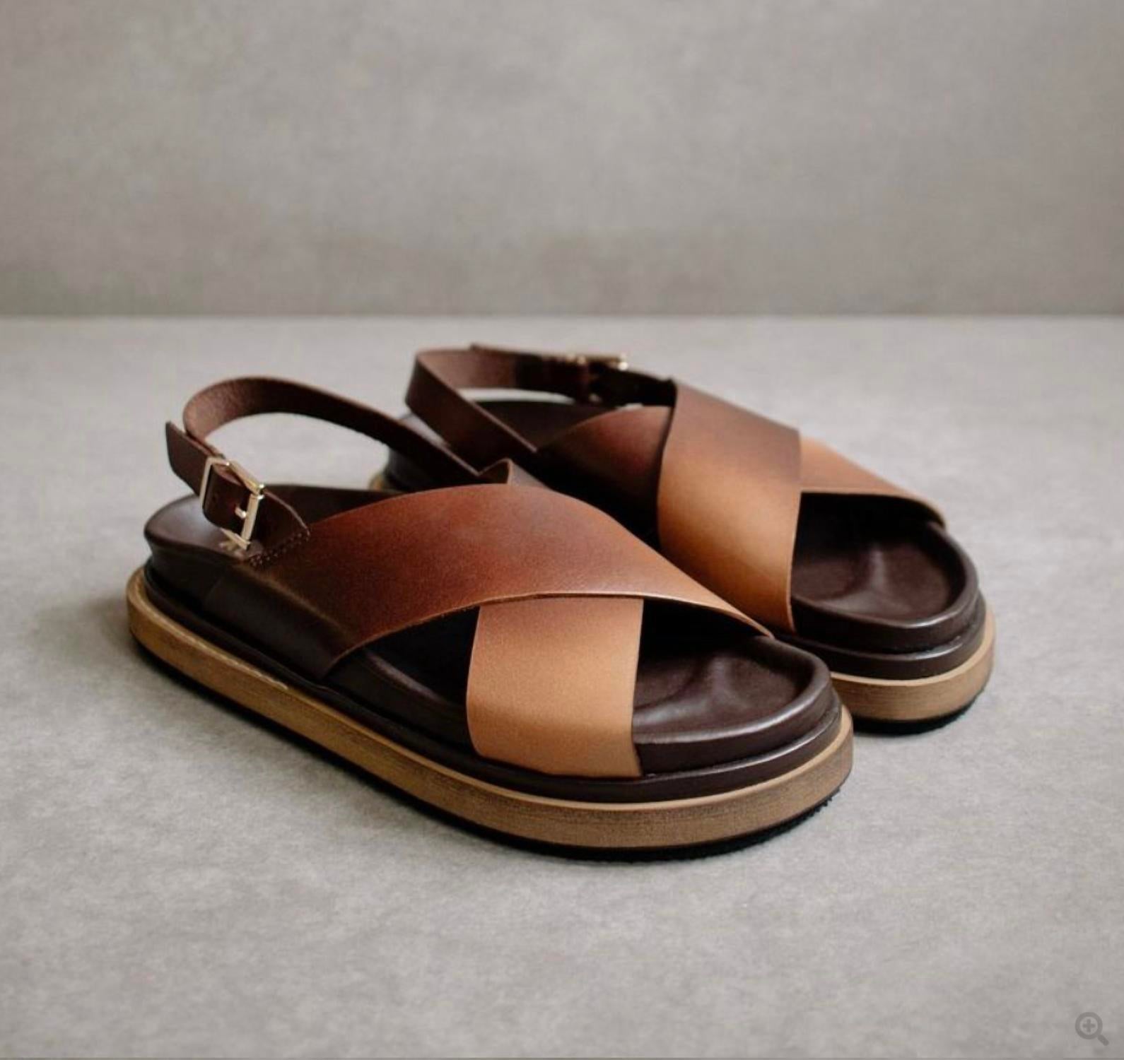 6f34c460-c0f5-4d58-b314-fbd25fa4a54e-upscale_15k-1500x1500-1 Alohas - Marshmallow Brown Degrade Sandals - Image 1