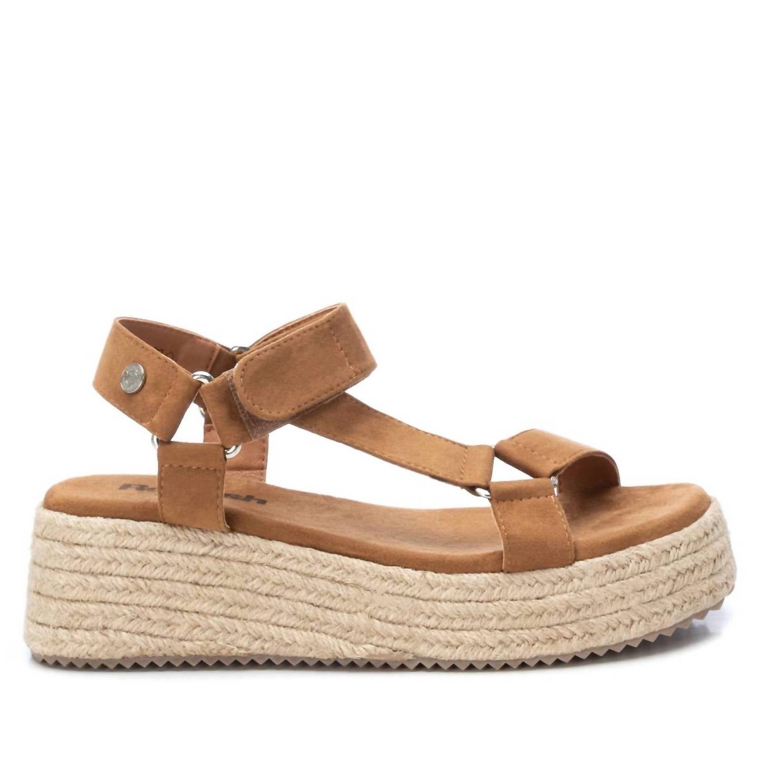 7168dabc-6043-4de8-b22d-02217b7beb6c-upscale_15k-1500x1500-70 Xti - Women's Suede Strappy Sandals - Image 1
