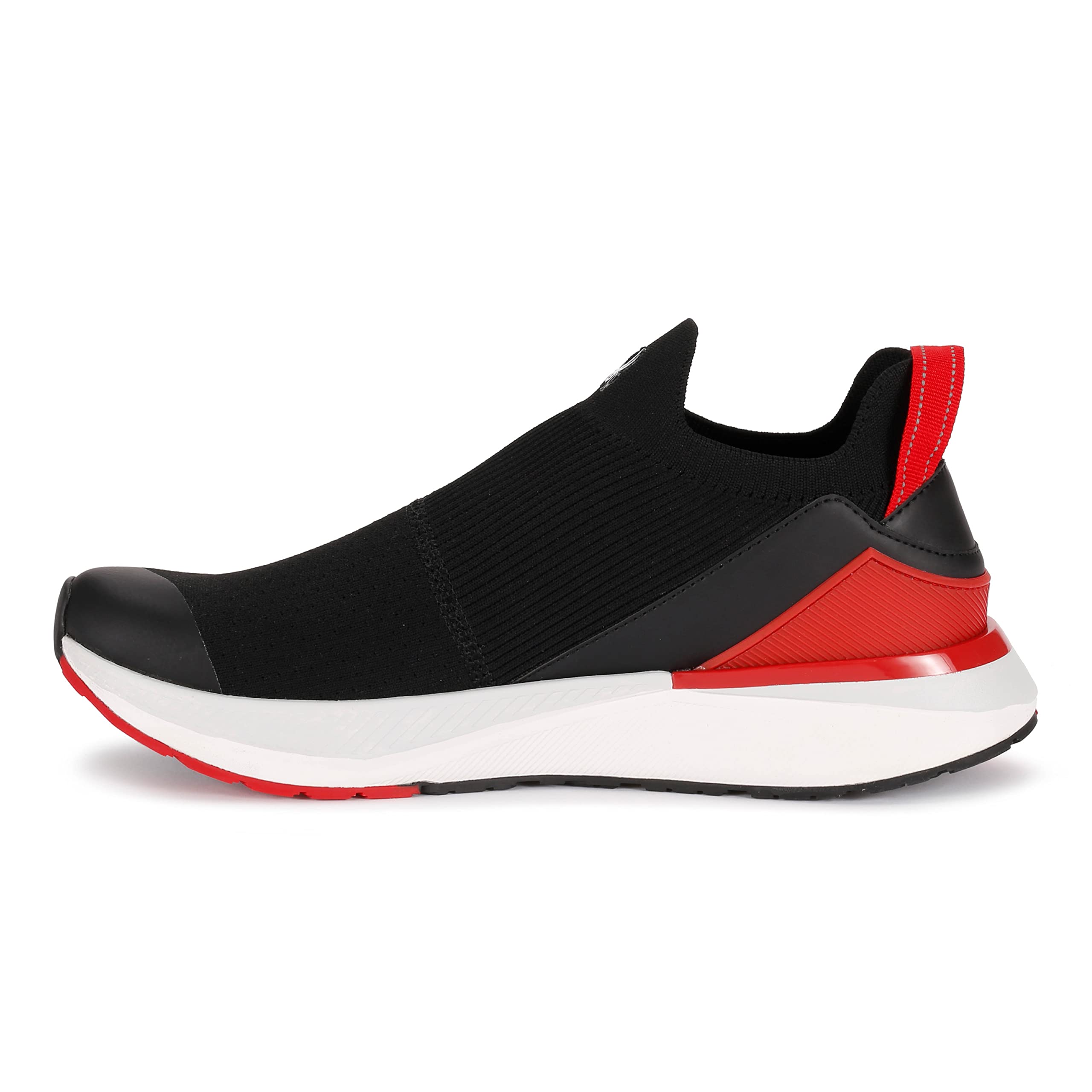 71o-teOguPL_cdc5d81f-716d-4d8f-aa6d-75c5a32ea437 Spyder Women's Tanaga Stretch Fit Sneakers - Black/Fiery Red - Image 1