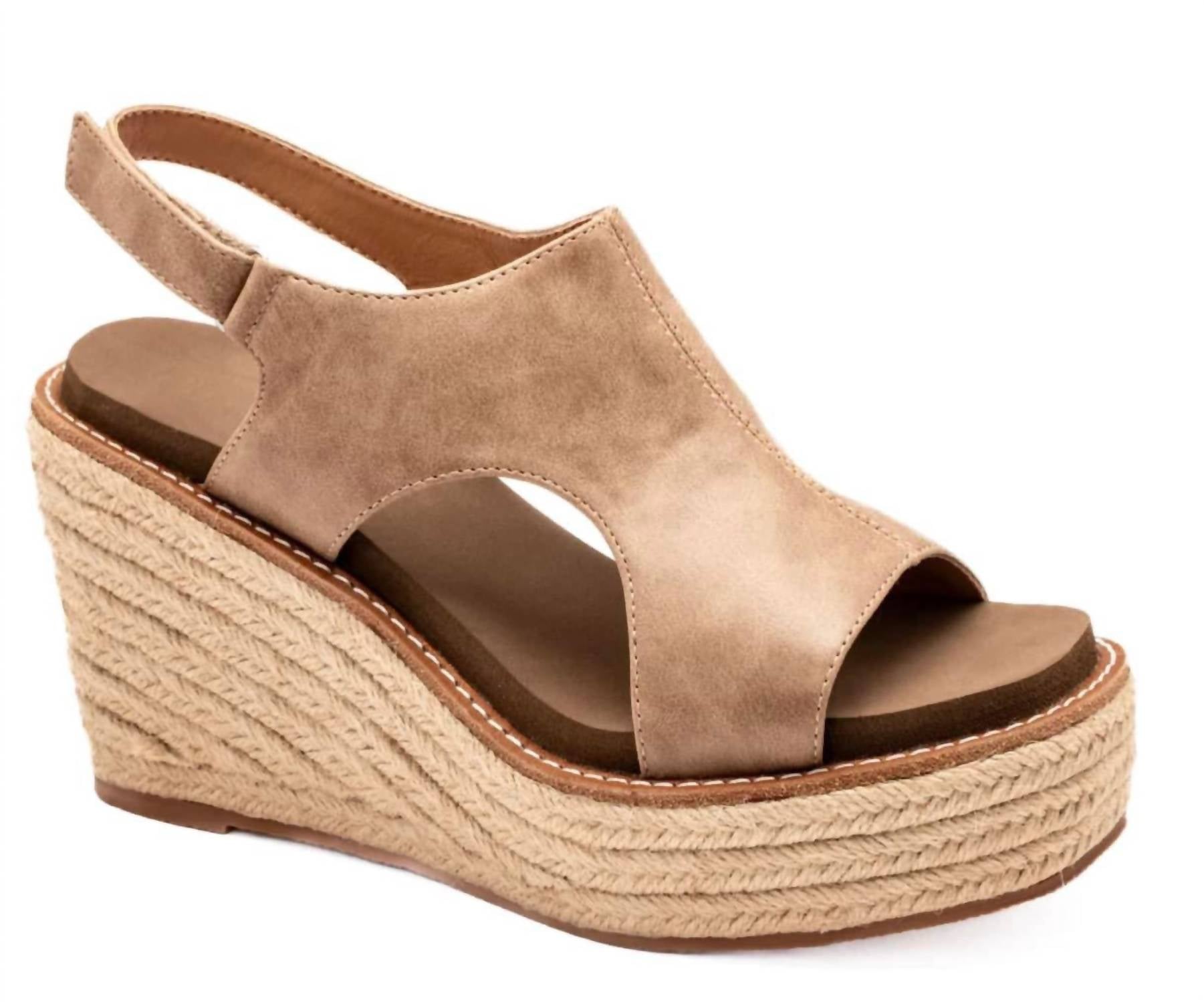 721b4f5f-02e4-479f-bab3-a2e2ad1d3fd0-upscale_15k-1500x1500-70 Corkys Footwear - Women's Freddie Wedge Sandals - Image 1