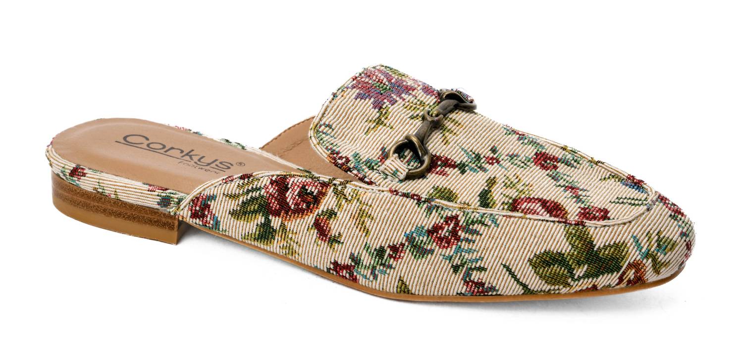 754c0251-1f08-4233-99d0-4e272e953227-upscale_15k-1500x1500-70 Corkys Footwear - Cork Charmer Floral Mule - Image 1