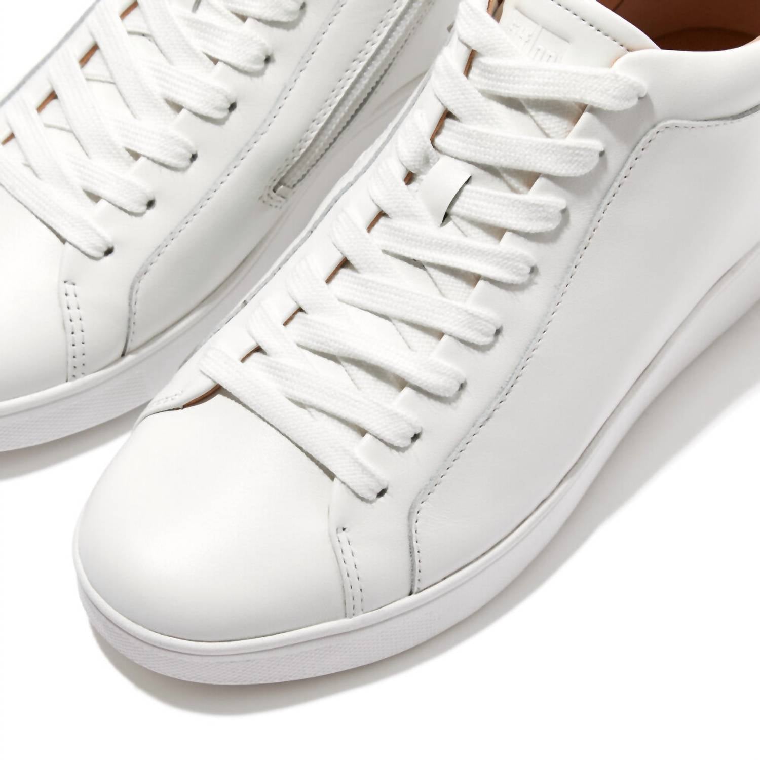 7b1286d2-d755-4efa-987e-950d1f3759e7-upscale_15k-1500x1500-70 Fitflop - Women's Rally High Top Lace-up Leather Sneaker With Zipper - Image 1