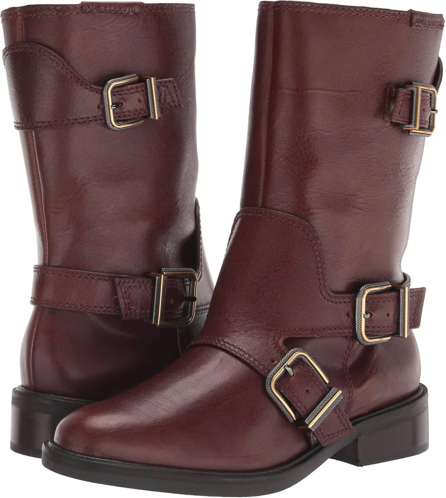 7e7aea74-a4e7-444e-9914-46f29c4257b4-upscale_15k-1500x1500-70 Vince Camuto - Women's Leather Alicenta Moto Boot - Image 1