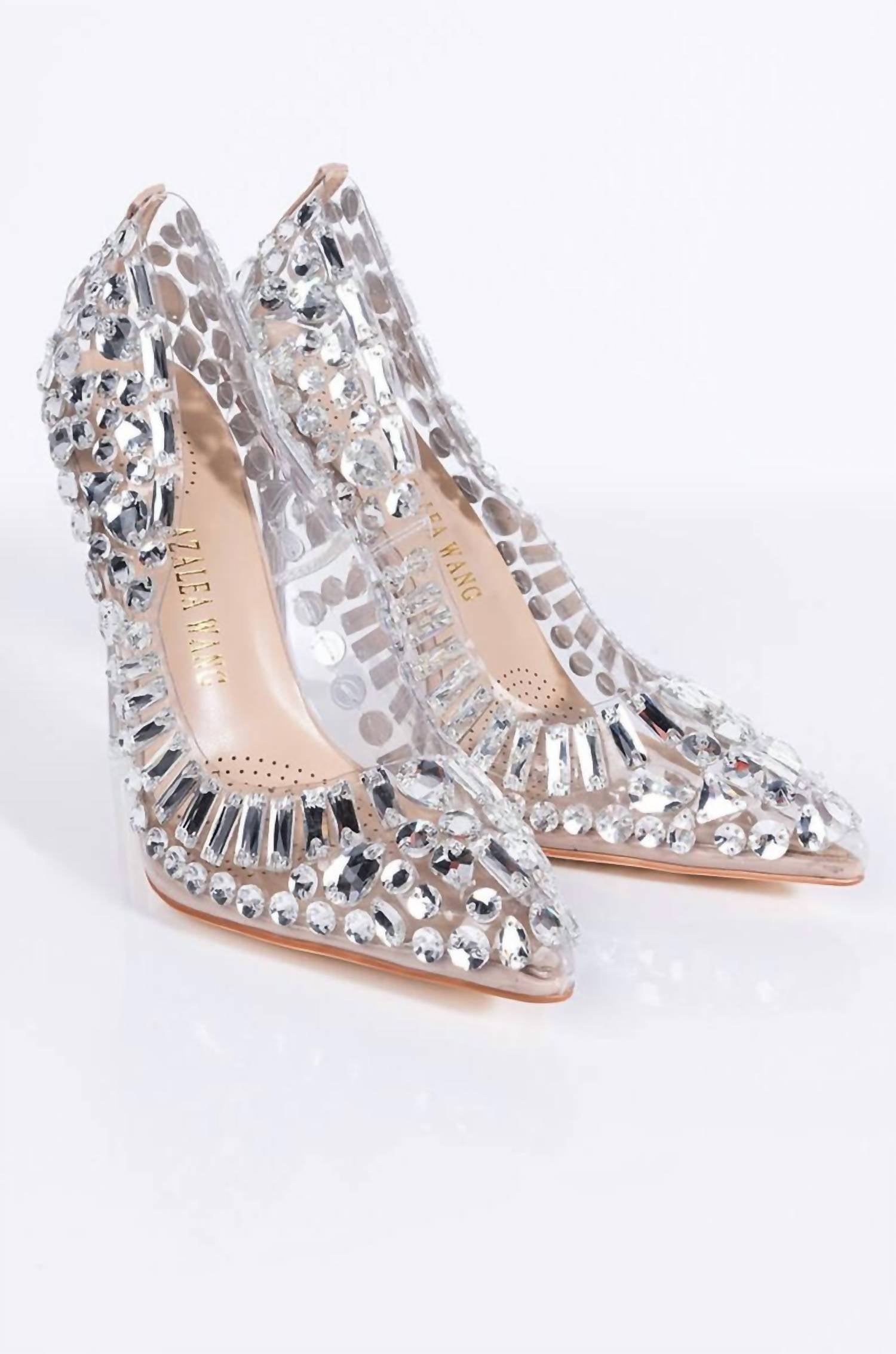 8075e08d-eeca-4c46-a21b-ebe836673557-upscale_15k-1500x1500-70 Azalea Wang - Women's Bonnie Glass Stiletto Heels - Image 1
