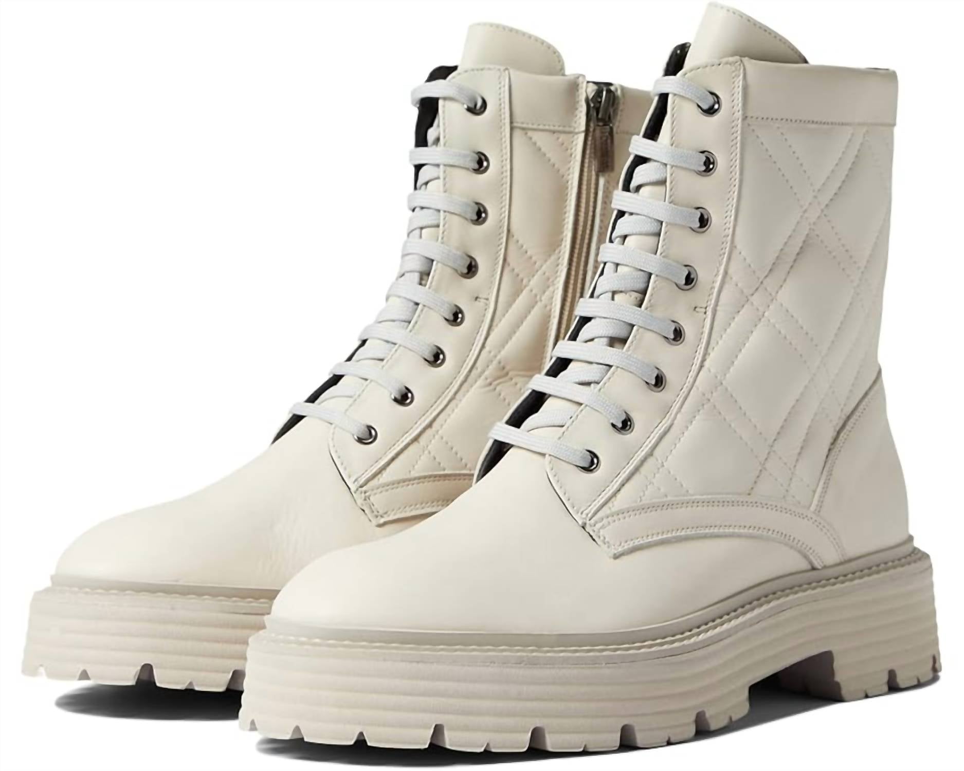 85249e8c-1e72-4fd7-b6e4-8096bef4d2ca-upscale_15k-1500x1500-70 La Canadienne - Women's Yasmine Quilted Leather Lace Up Boots - Image 1