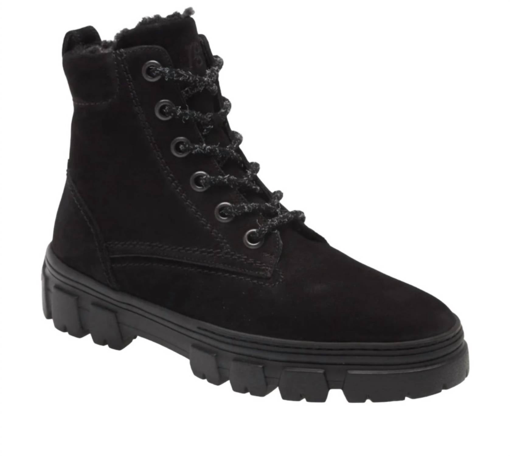 89187759-af26-4daf-800c-c042a57790a9-upscale_15k-1500x1500-70 Paul Green - Women's Joaquin Genuine Shearling Moto Boots - Image 1