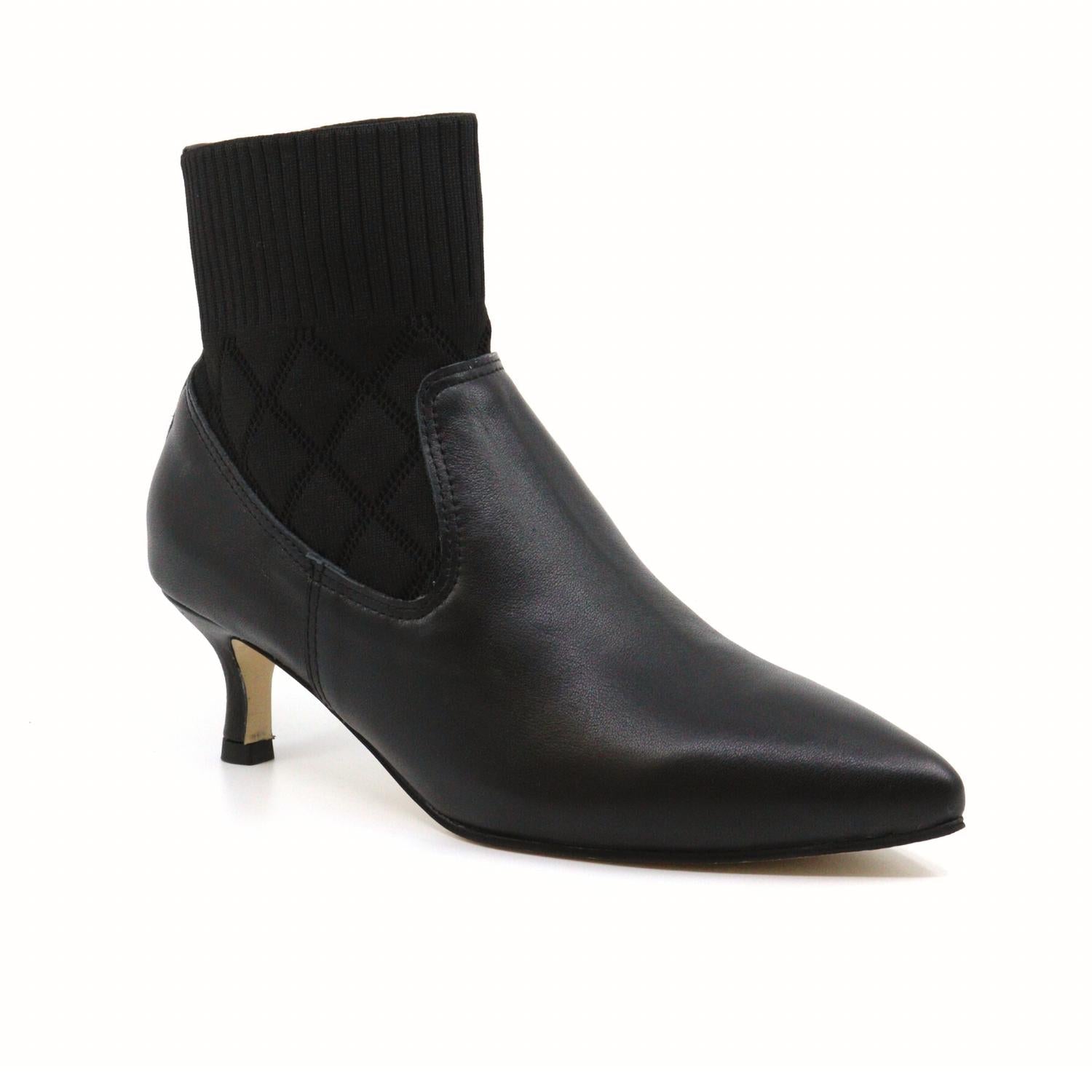 8b7c8d0a-847b-4e84-9c39-41261612ced0-upscale_15k-1500x1500-1 All Black - WOMEN ANKLE SOCK KITTEN HEEL - Image 1