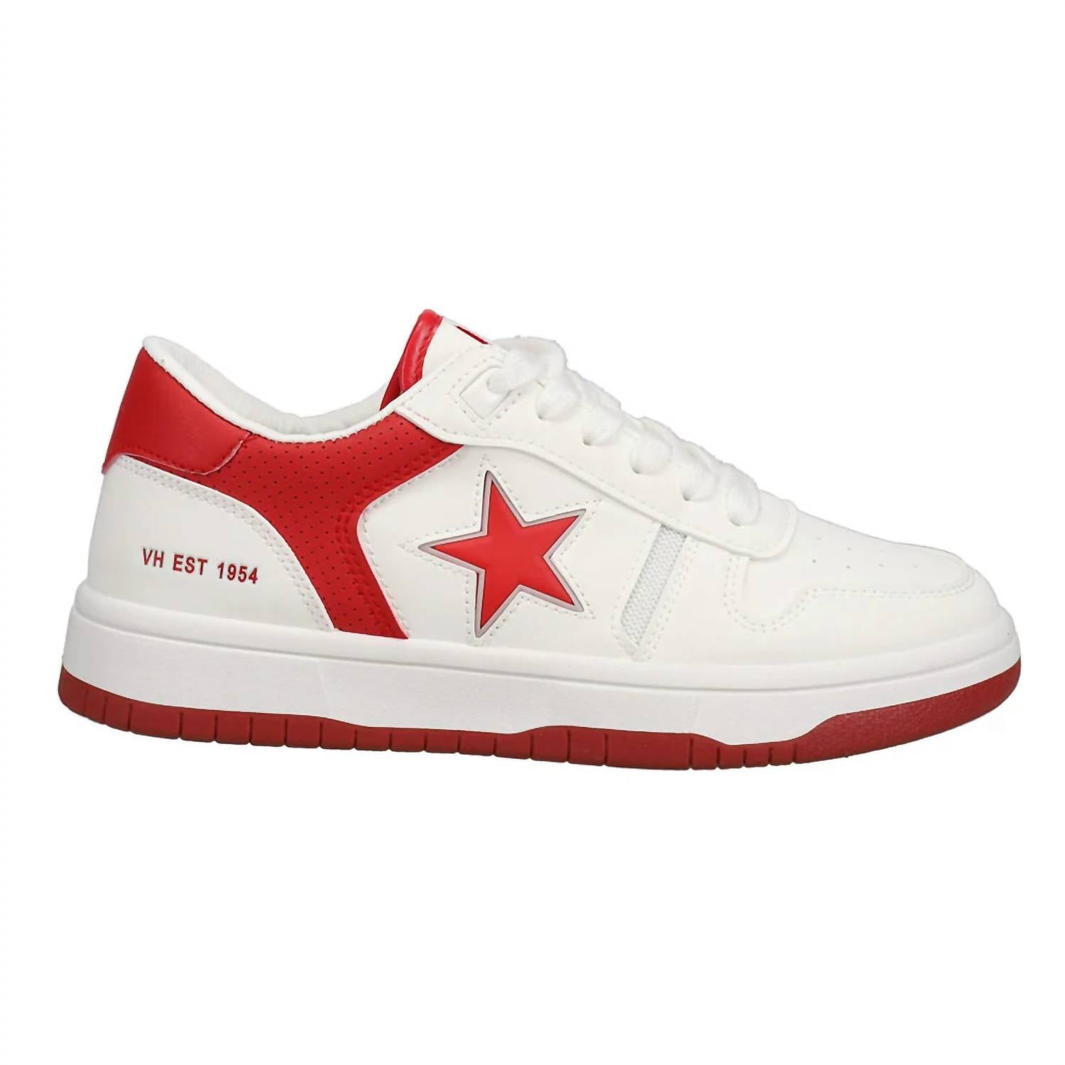 92a3f448-a809-461a-a5c7-c9cfc8a22b33-upscale_15k-1500x1500-70 Vintage Havana - Fresh Red Sneaker - Image 1