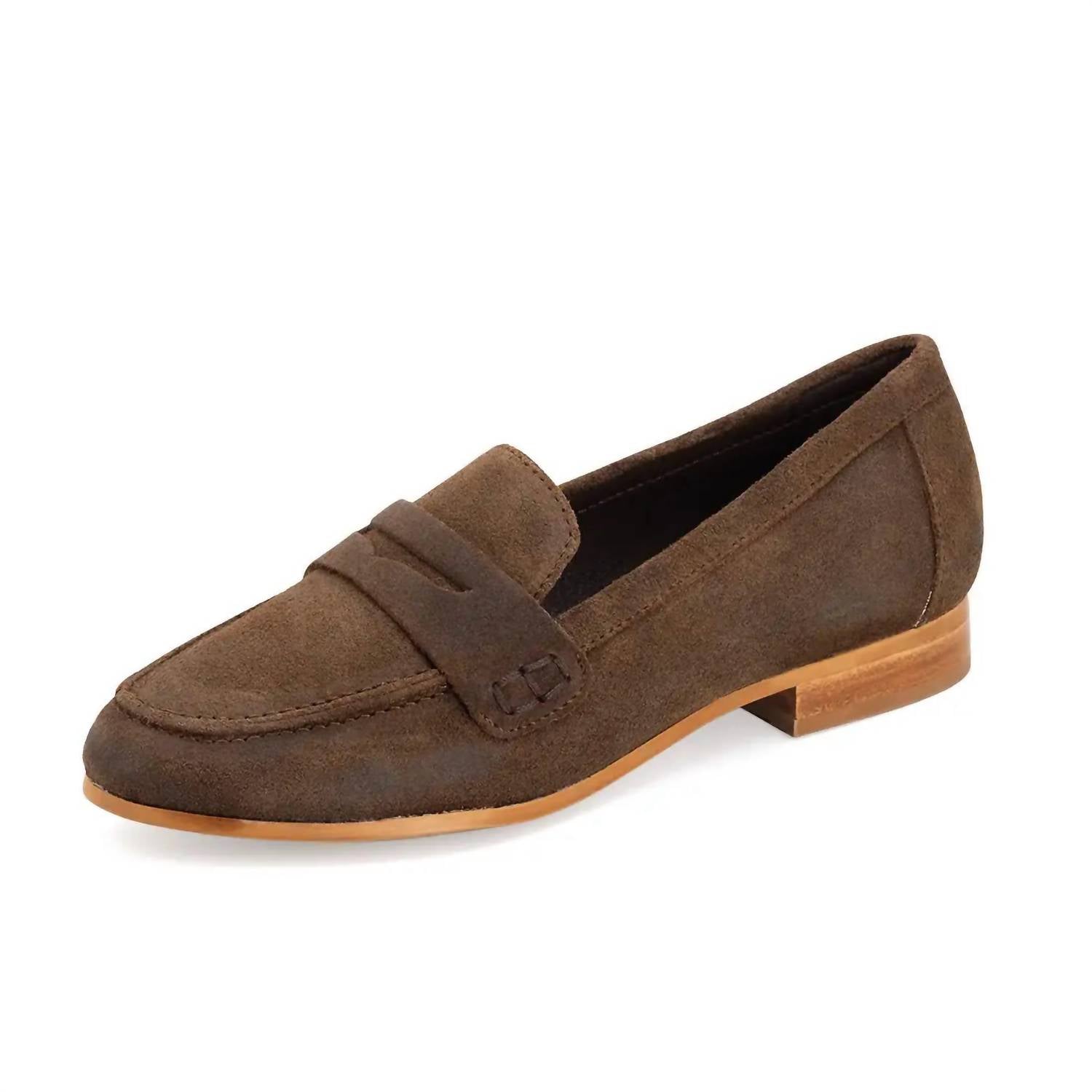 96690795-1ff8-4e5e-85a6-d396efe23adb-upscale_15k-1500x1500-70 Charleston Shoe Co. - Women's Jeanne Suede Penny Loafer - Image 1